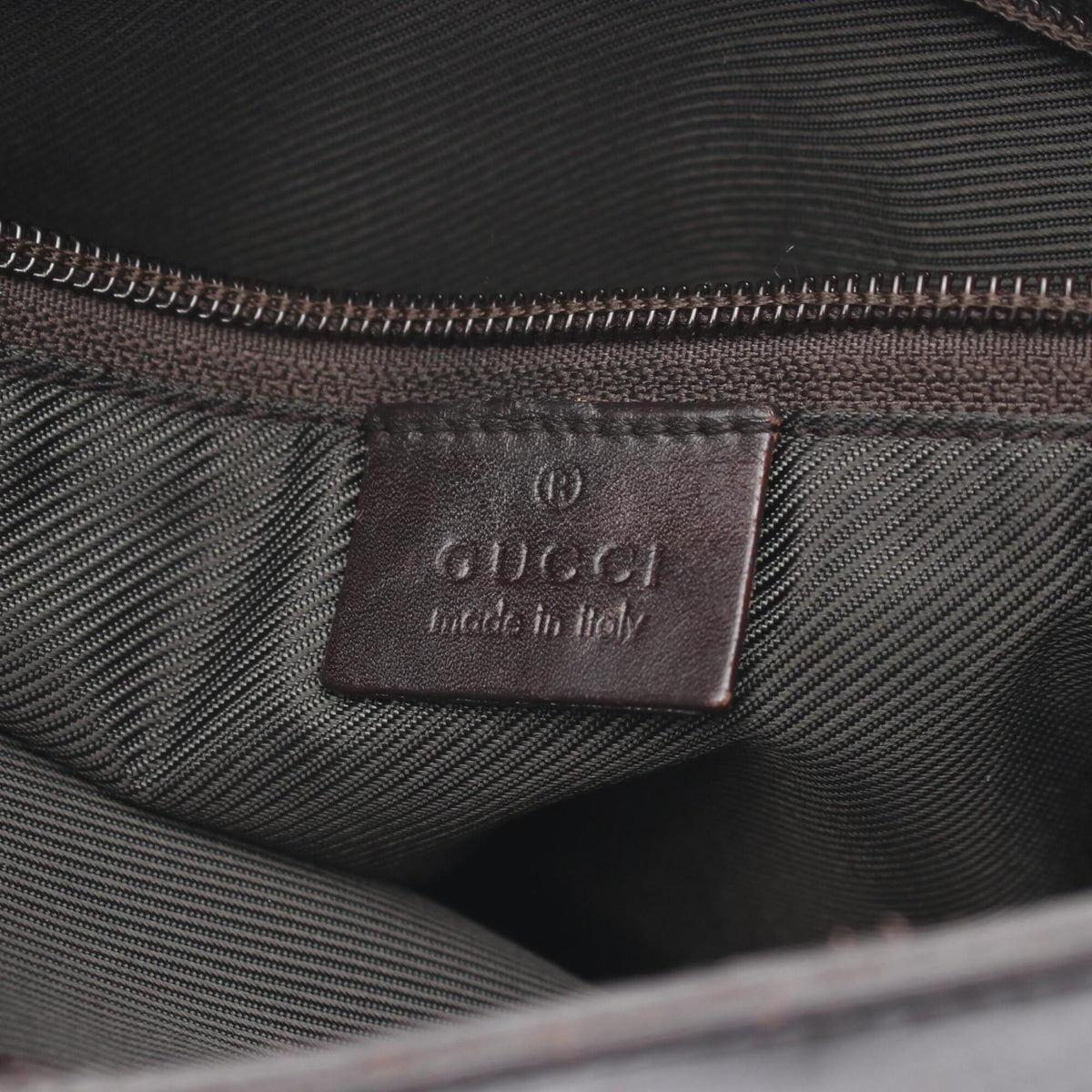 Gucci Beige Brown Pvc Leather Handbag Shoulder Bag (Pre-Owned)