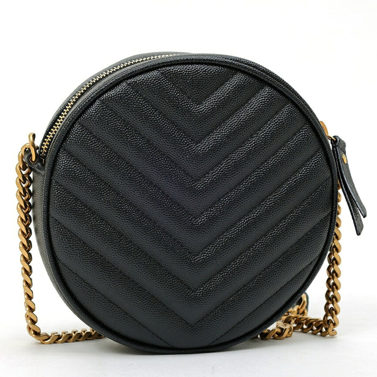Saint Laurent Black Leather Shoulder Bag (Pre-Owned)