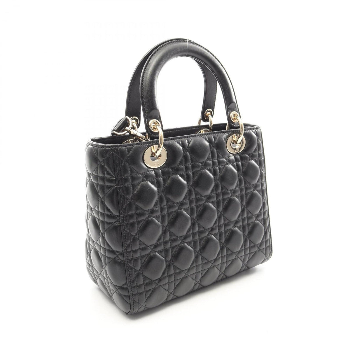 Christian Dior Black Leather Handbag (Pre-Owned)