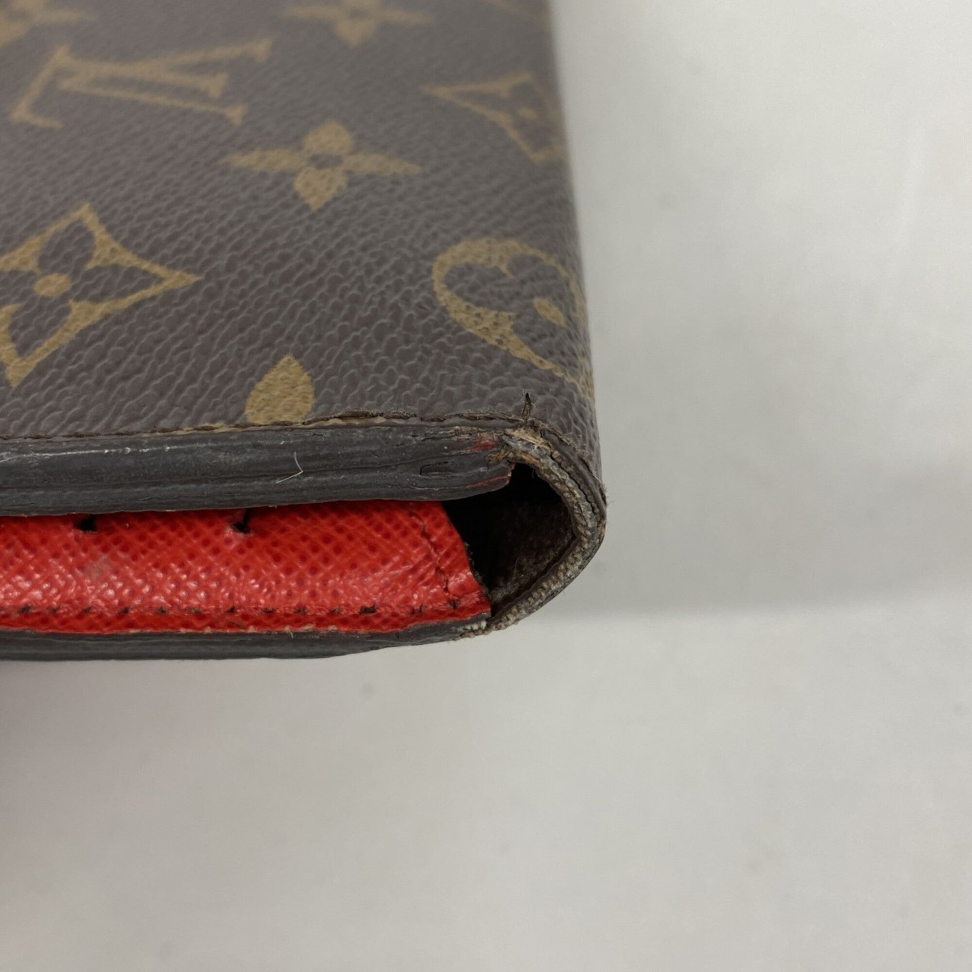 Louis Vuitton Brown Coquelicots Long Wallet (Tri-Fold) (Pre-Owned)