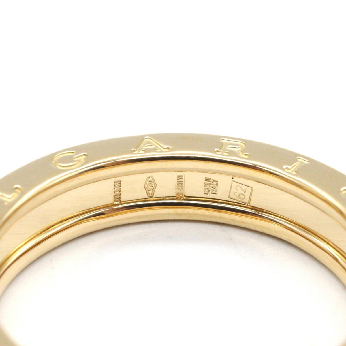 Bvlgari Gold Yellow Gold (18K) Band Ring (Pre-Owned)