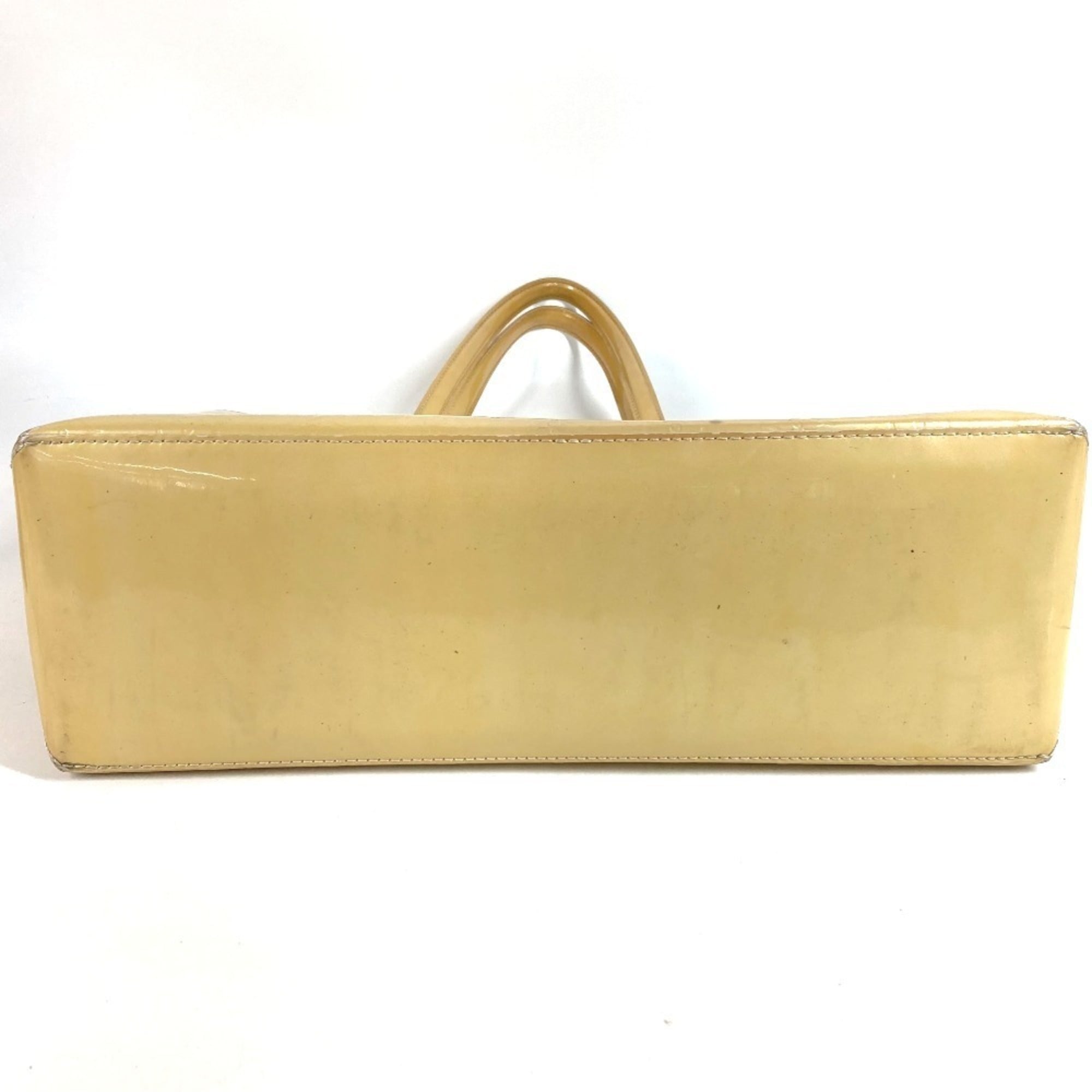 Louis Vuitton Beige Blanc Corail Monogram Vernis Handbag Shoulder Bag Tote Bag (Pre-Owned)