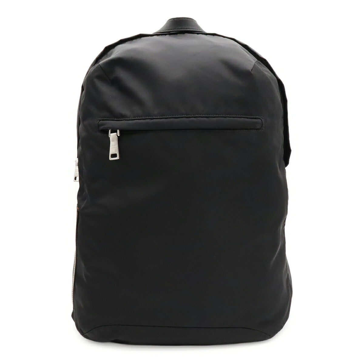 Prada Black Nero Nylon Leather Backpack (Pre-Owned)