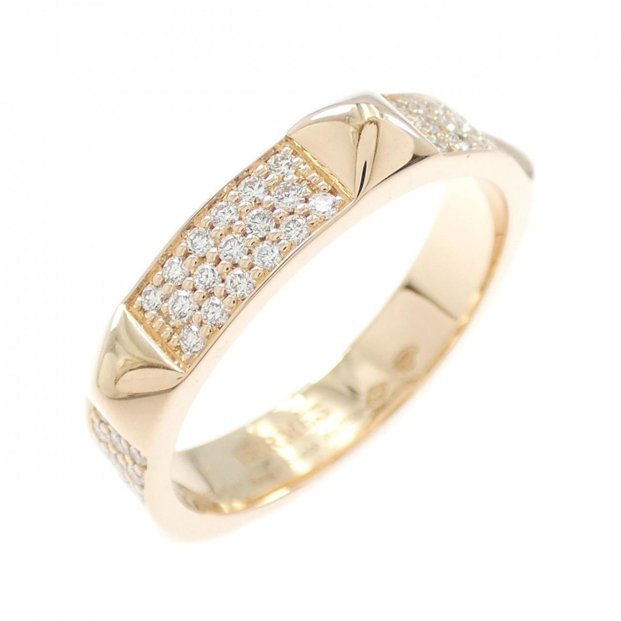 Hermes Pink Gold Pink Gold (18K) Band Ring (Pre-Owned)