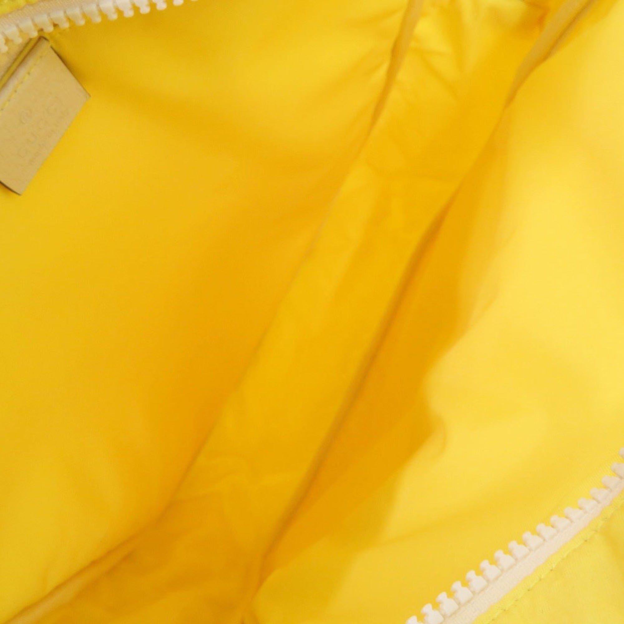 Gucci Yellow Nylon Backpack (Pre-Owned)