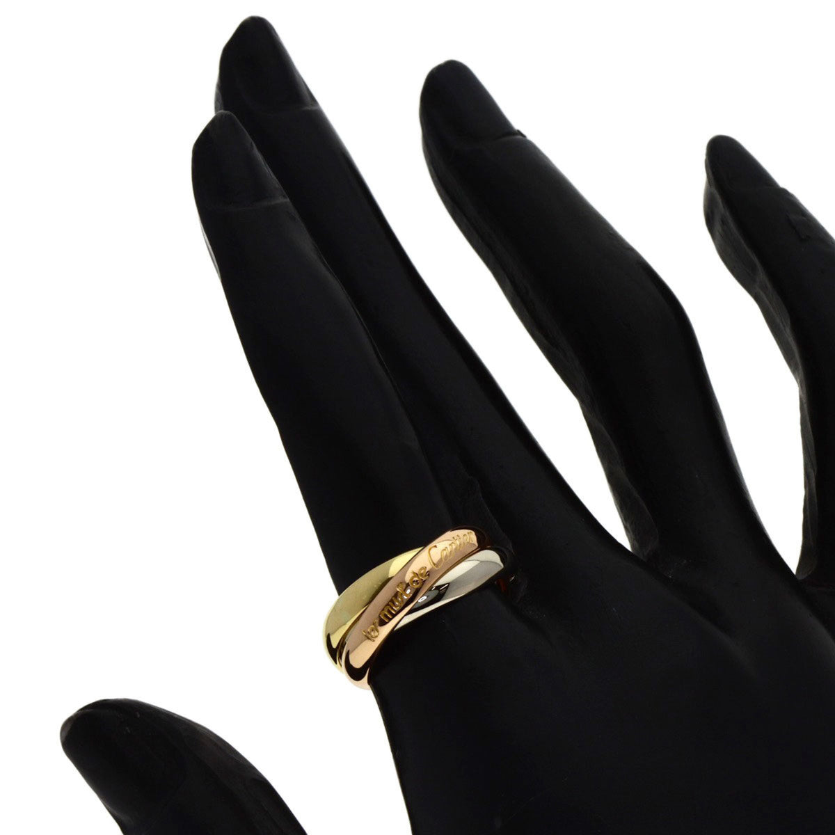 Cartier Trinity Yellow Gold (18K) Pink Gold (18K) White Gold (18K) Band Ring (Pre-Owned)