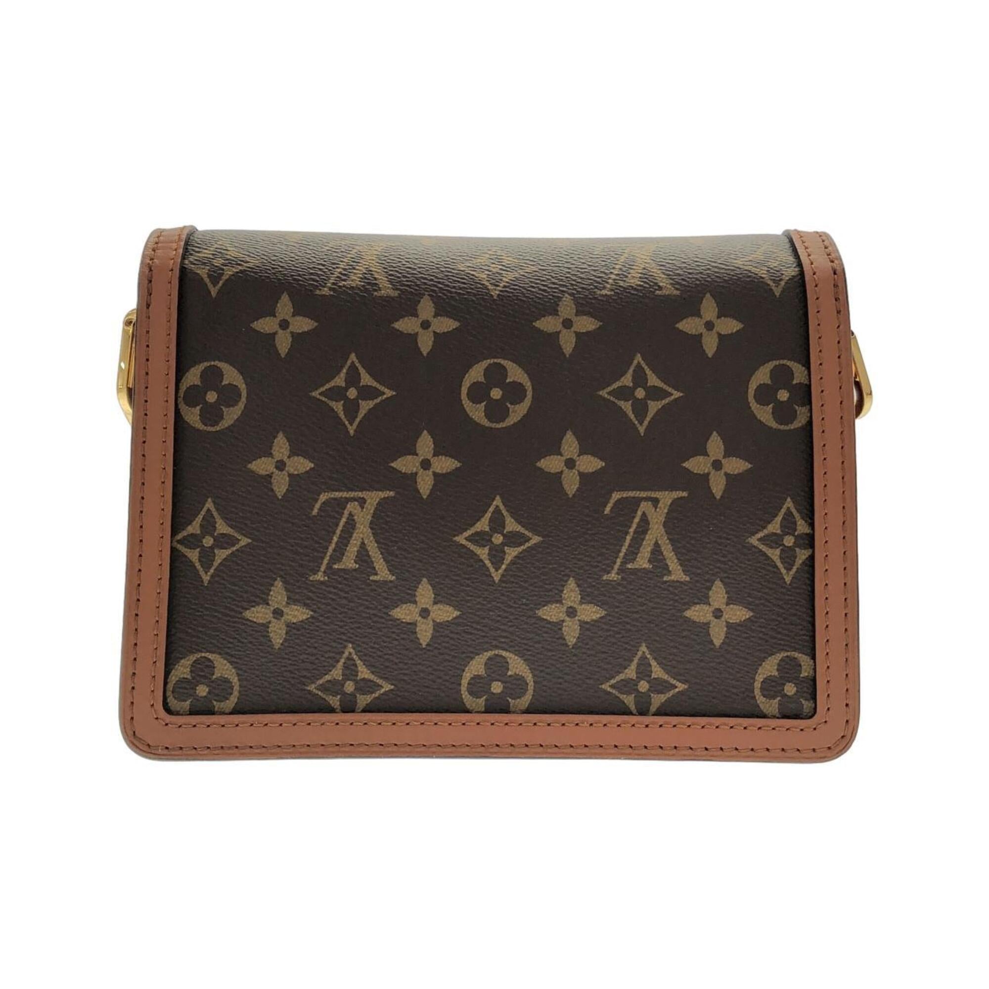 Louis Vuitton Monogram Reverse Marron Coated Canvas Shoulder Bag (Pre-Owned)