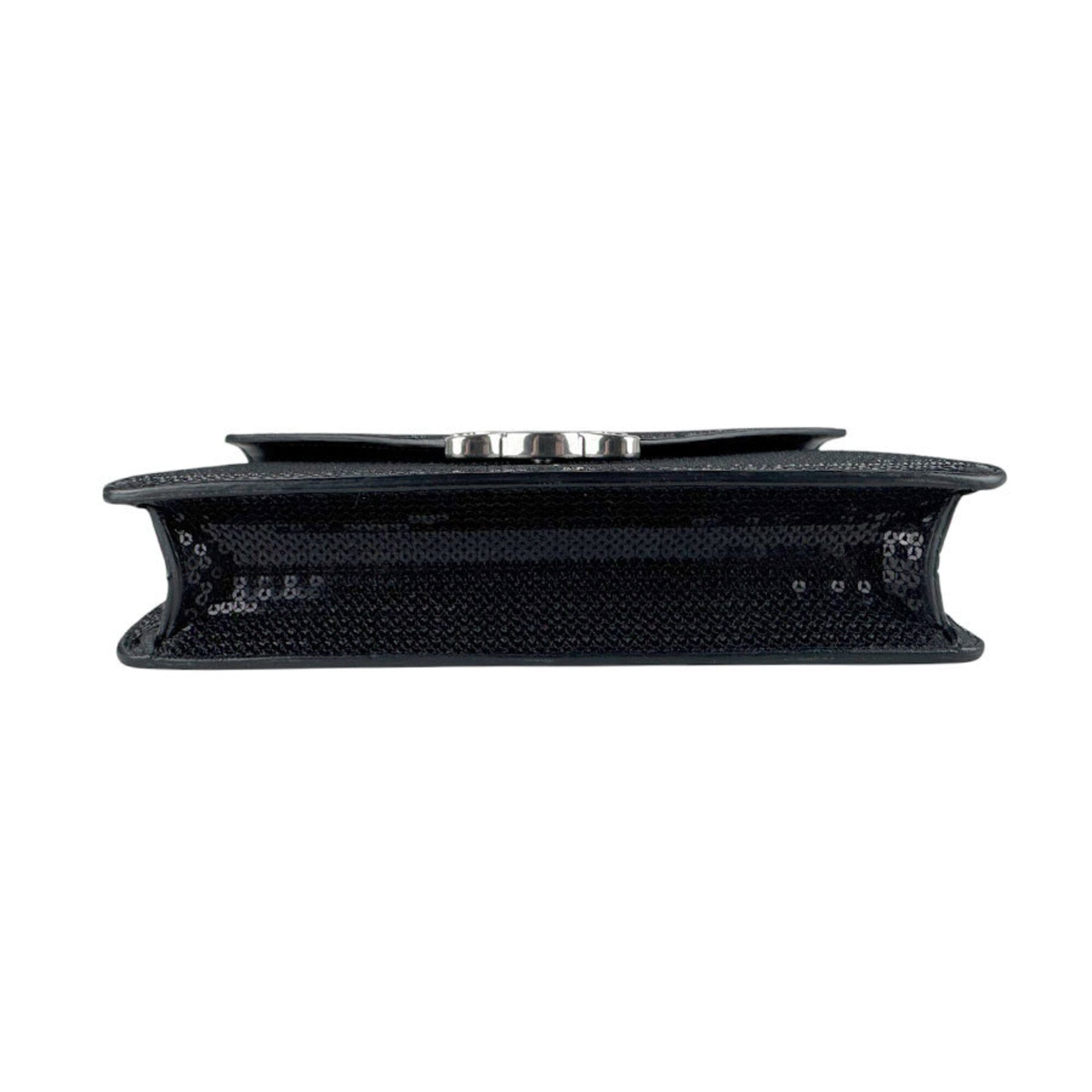 Celine Black Spangles Shoulder Bag (Pre-Owned)