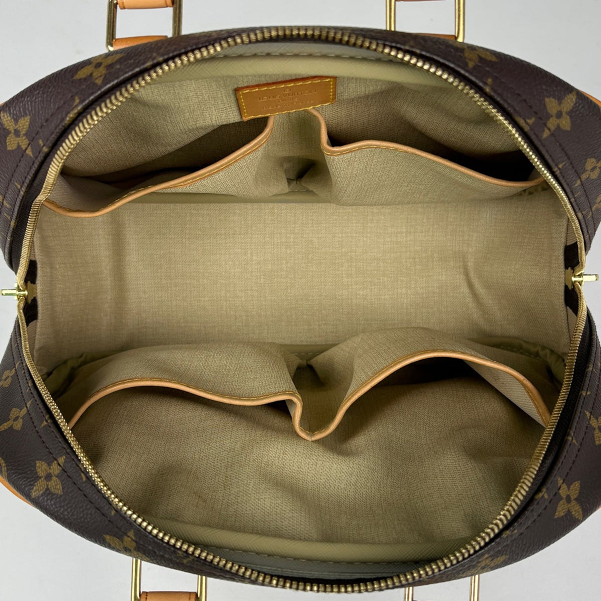Louis Vuitton Brown Monogram Monogram Boston Bag Handbag (Pre-Owned)