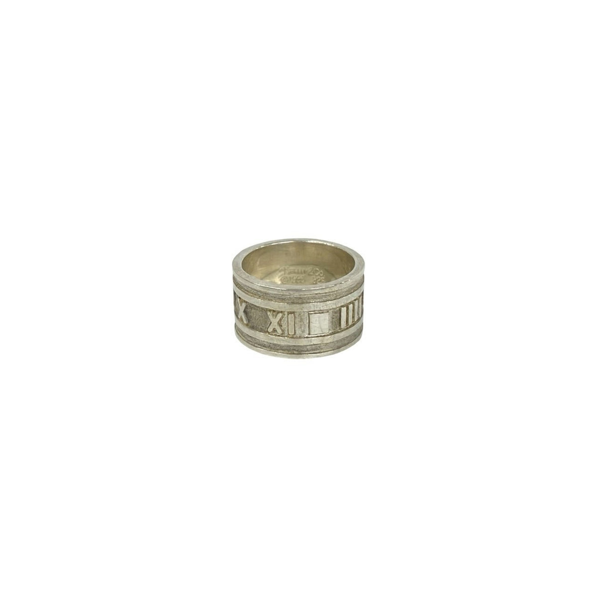 Tiffany Silver Silver 925 Band Ring (Pre-Owned)