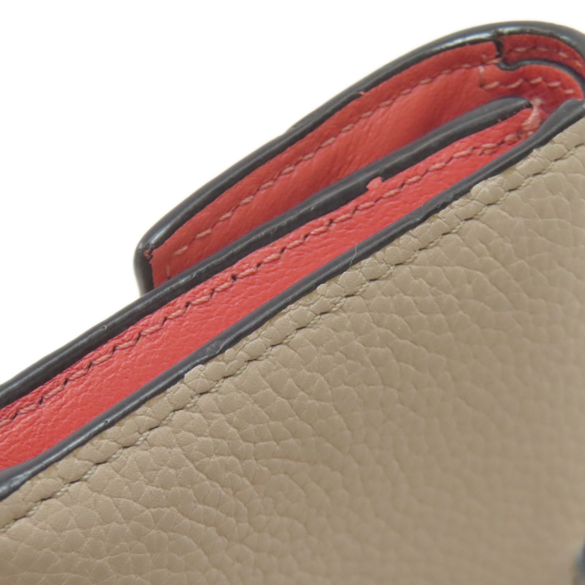 Loewe Beige Leather Wallet (Bi-Fold) (Pre-Owned)