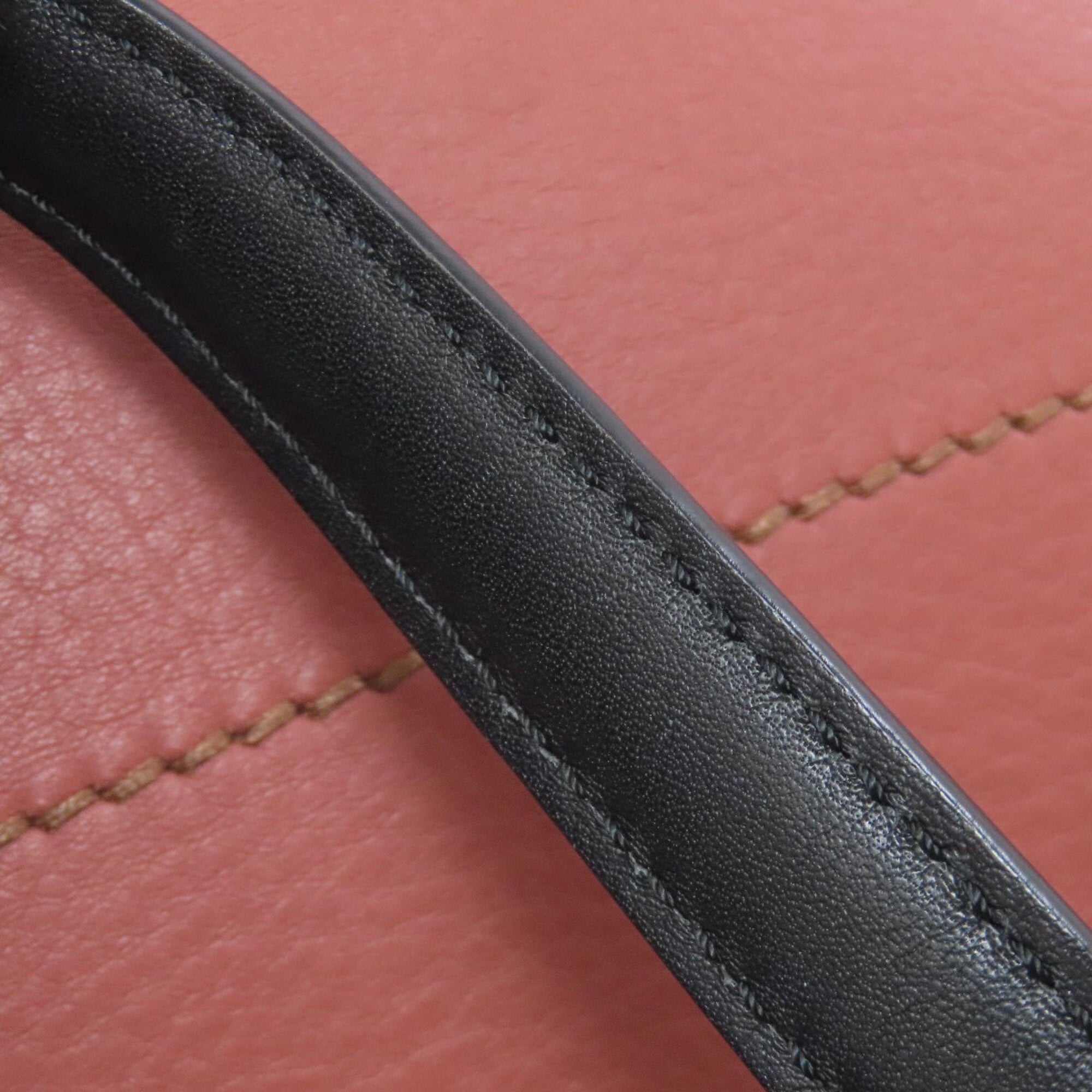 Fendi Pink Leather Tote Bag (Pre-Owned)