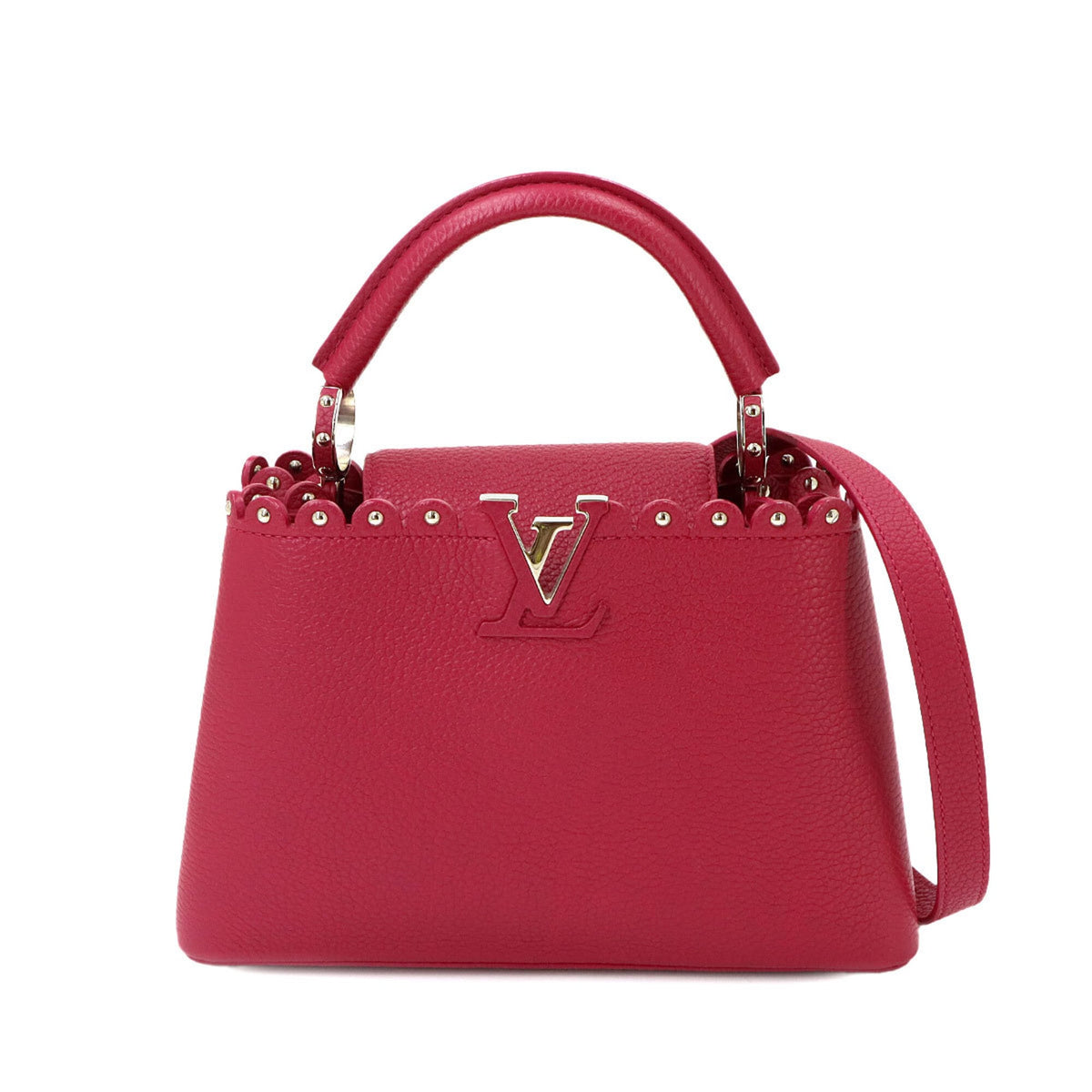 Louis Vuitton Wine Leather Handbag (Pre-Owned)