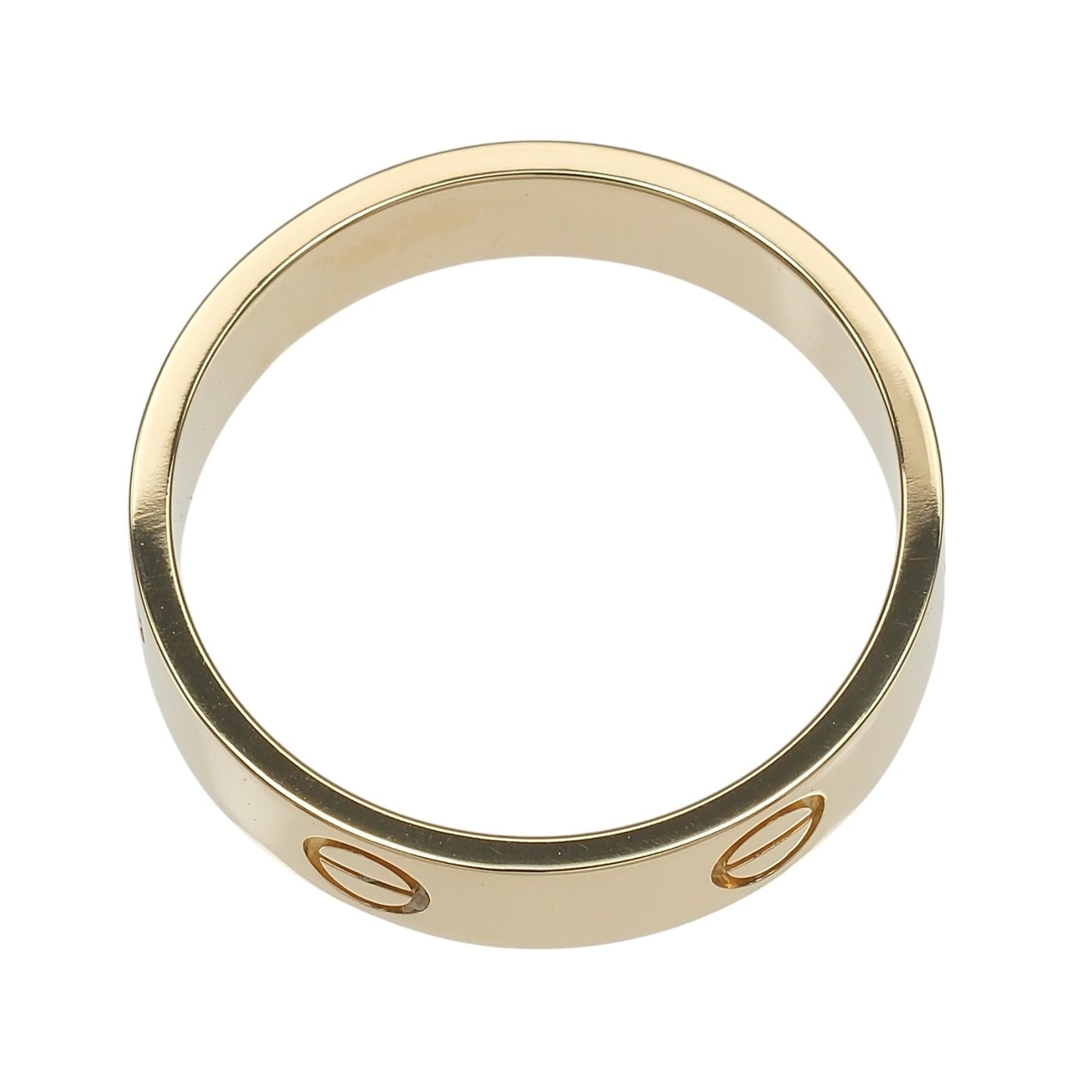 Cartier Love Yellow Gold (18K) Band Ring (Pre-Owned)