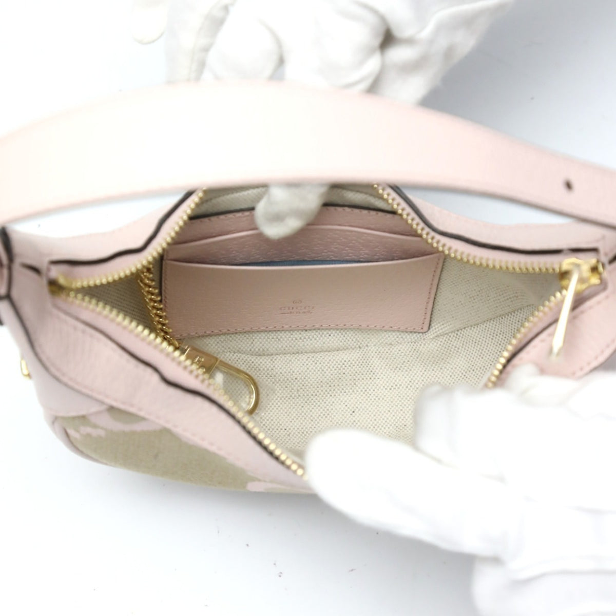 Gucci Pink Gg Canvas Handbag (Pre-Owned)