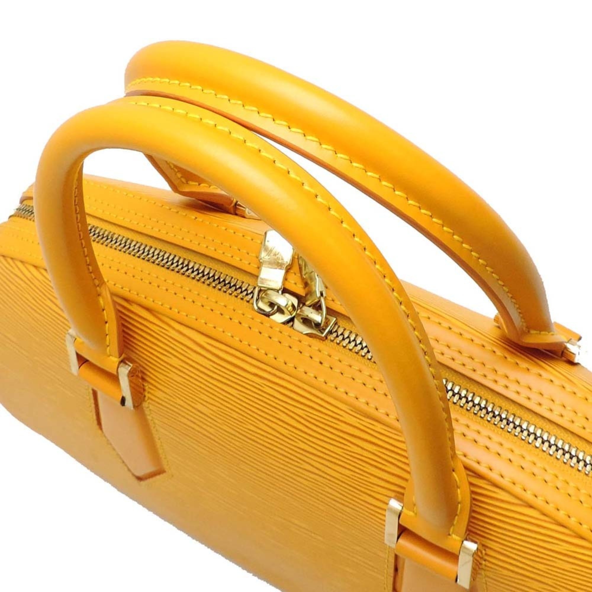 Louis Vuitton Yellow Epi Leather Handbag (Pre-Owned)