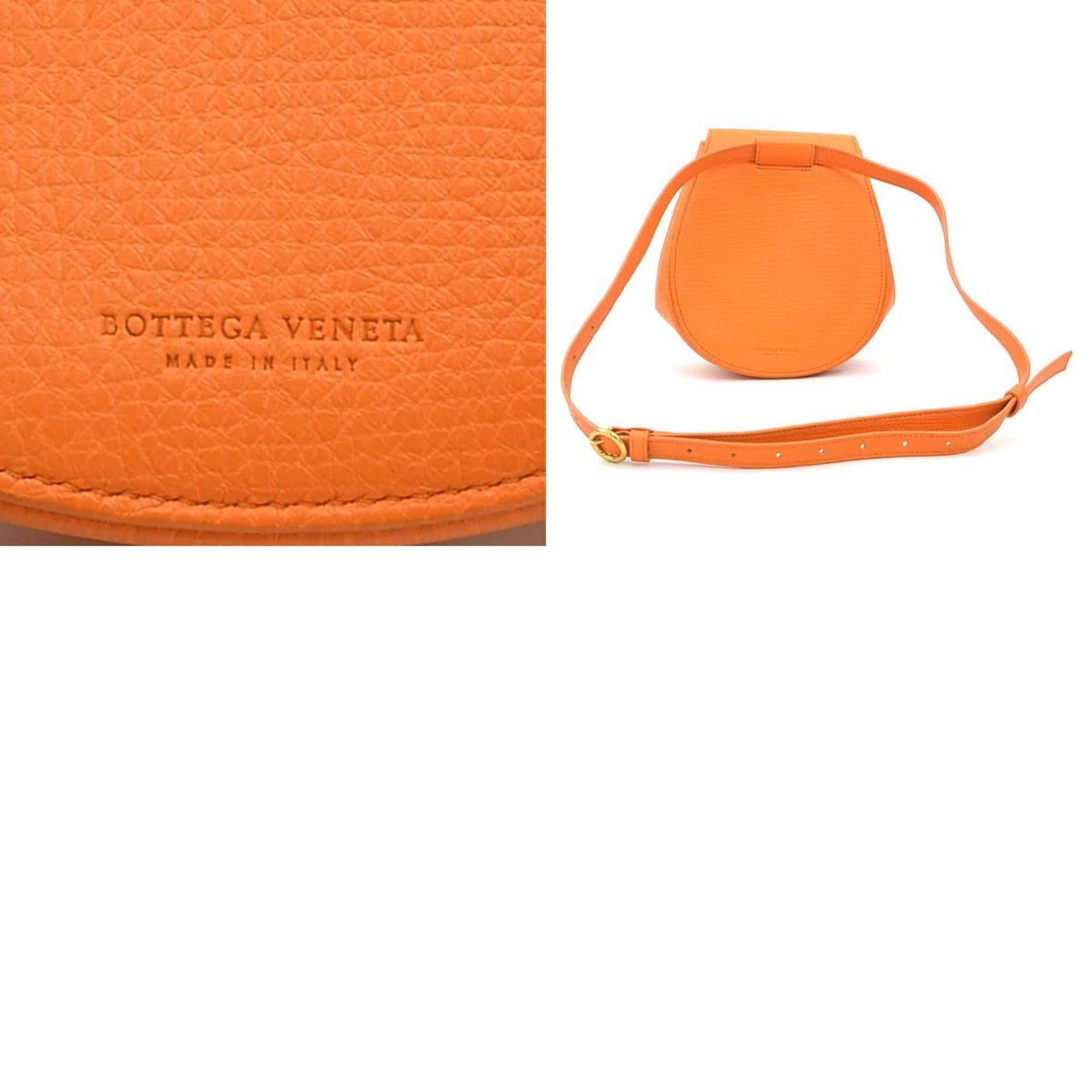 Bottega Veneta Orange Leather Fanny Pack (Pre-Owned)