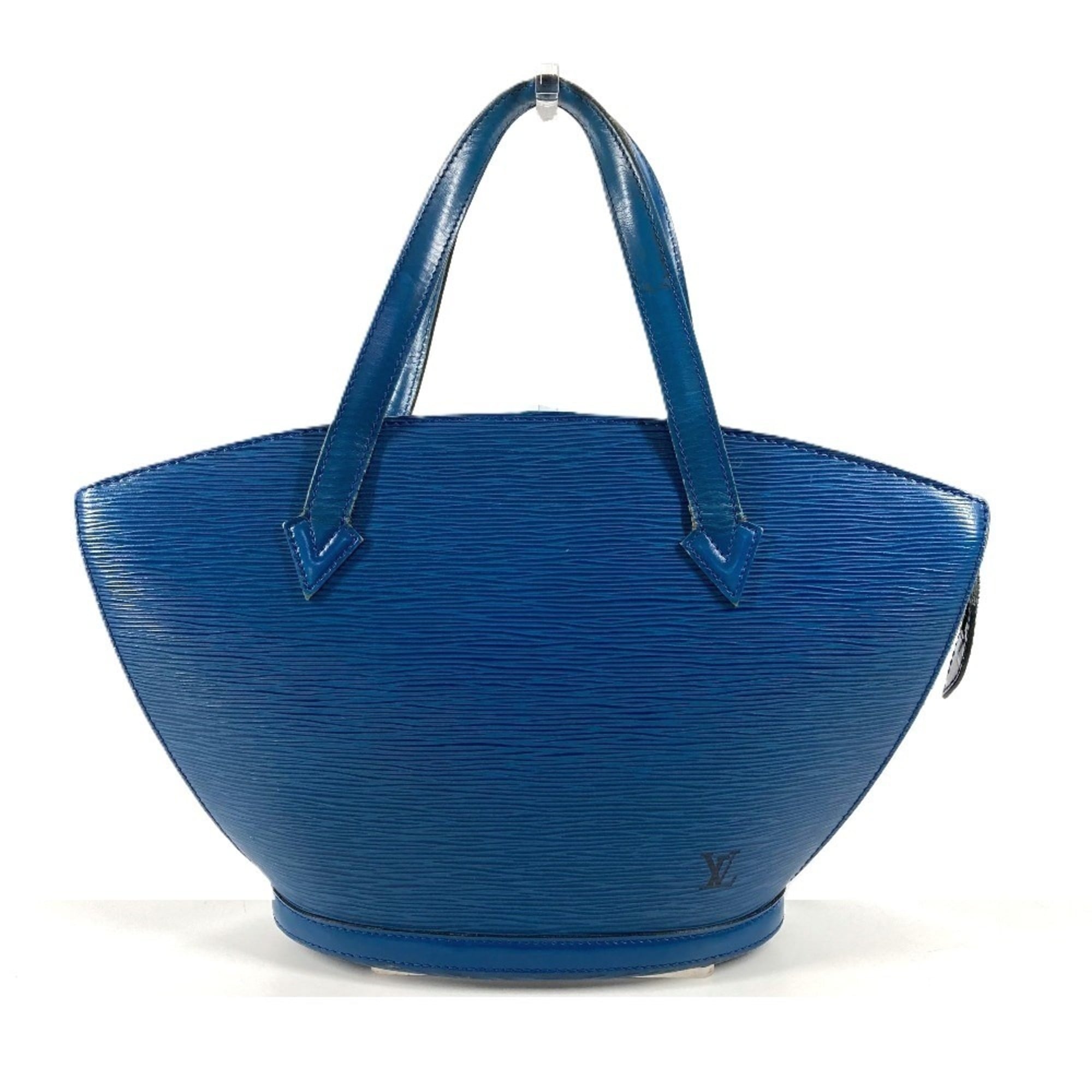 Louis Vuitton Blue Toledo Blue Epi Leather Shoulder Bag Tote Bag (Pre-Owned)