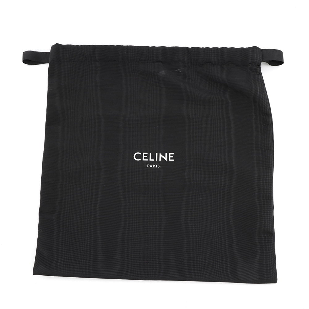 Celine Cabas Black Leather Handbag Shoulder Bag (Pre-Owned)