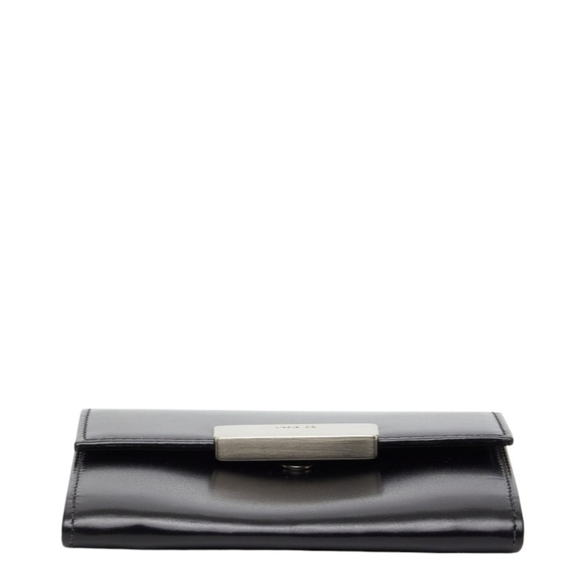 Prada Black Leather Coin Purse/Coin Case (Pre-Owned)