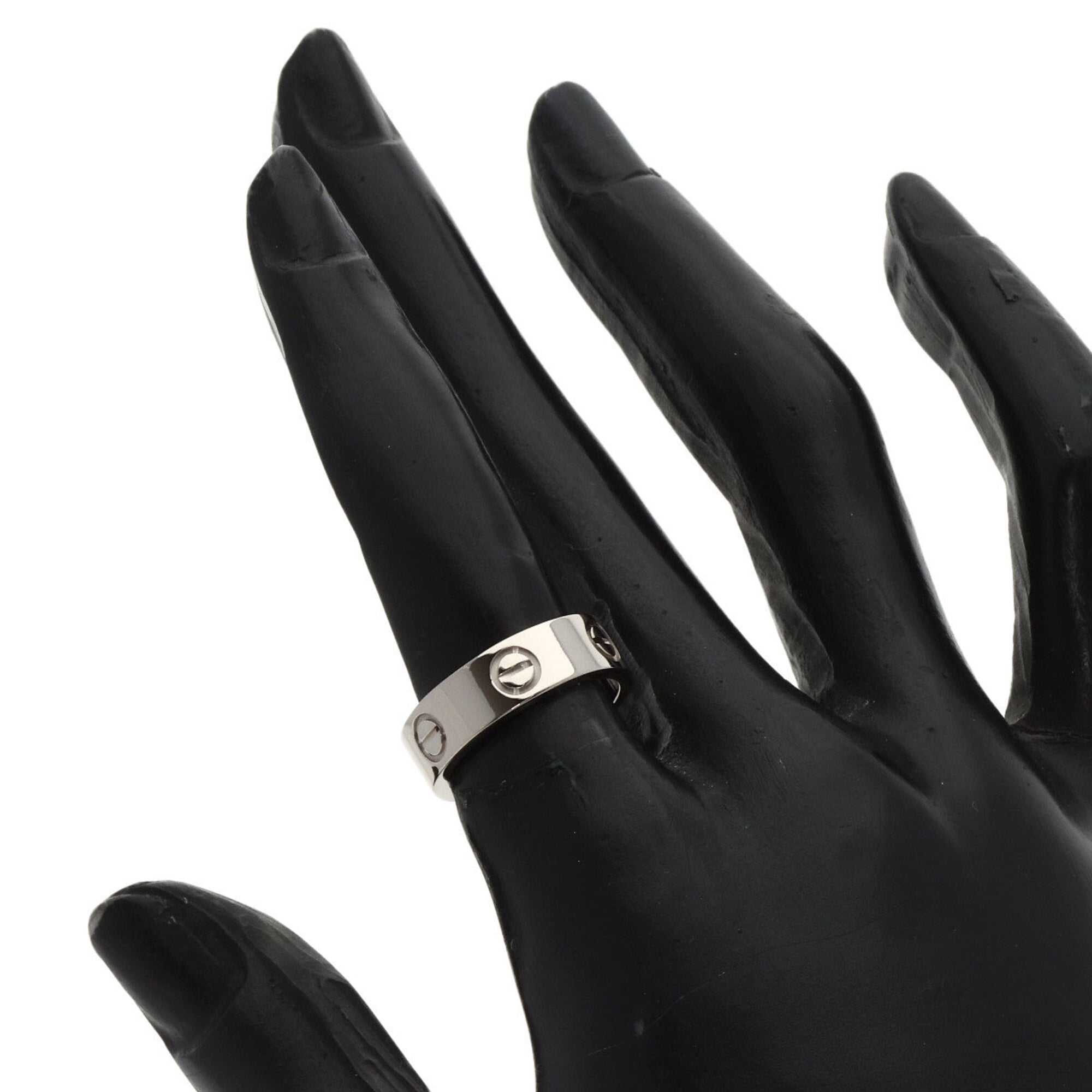 Cartier White Gold White Gold (18K) Band Ring (Pre-Owned)