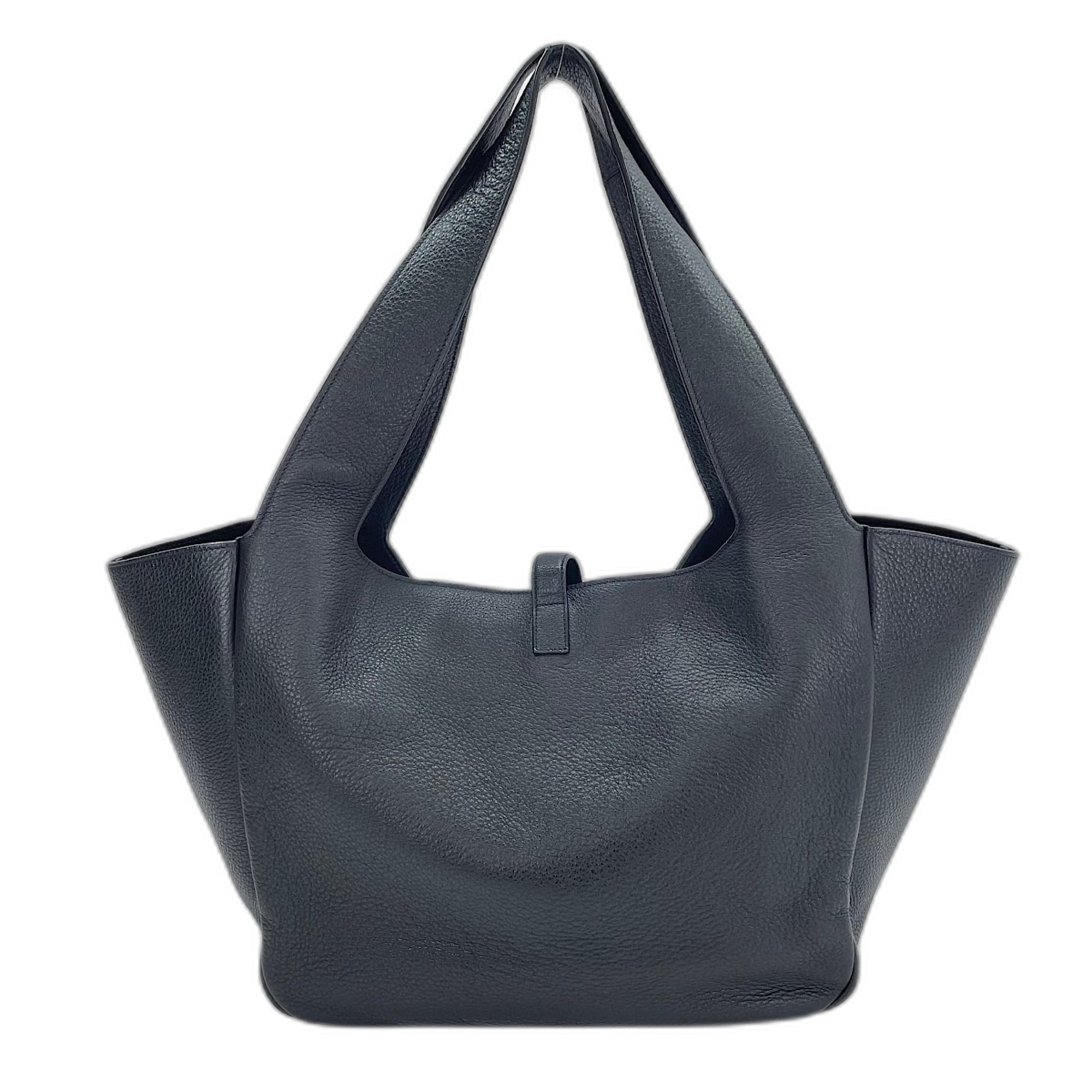Yves Saint Laurent Cassandre Black Tote Bag (Pre-Owned)
