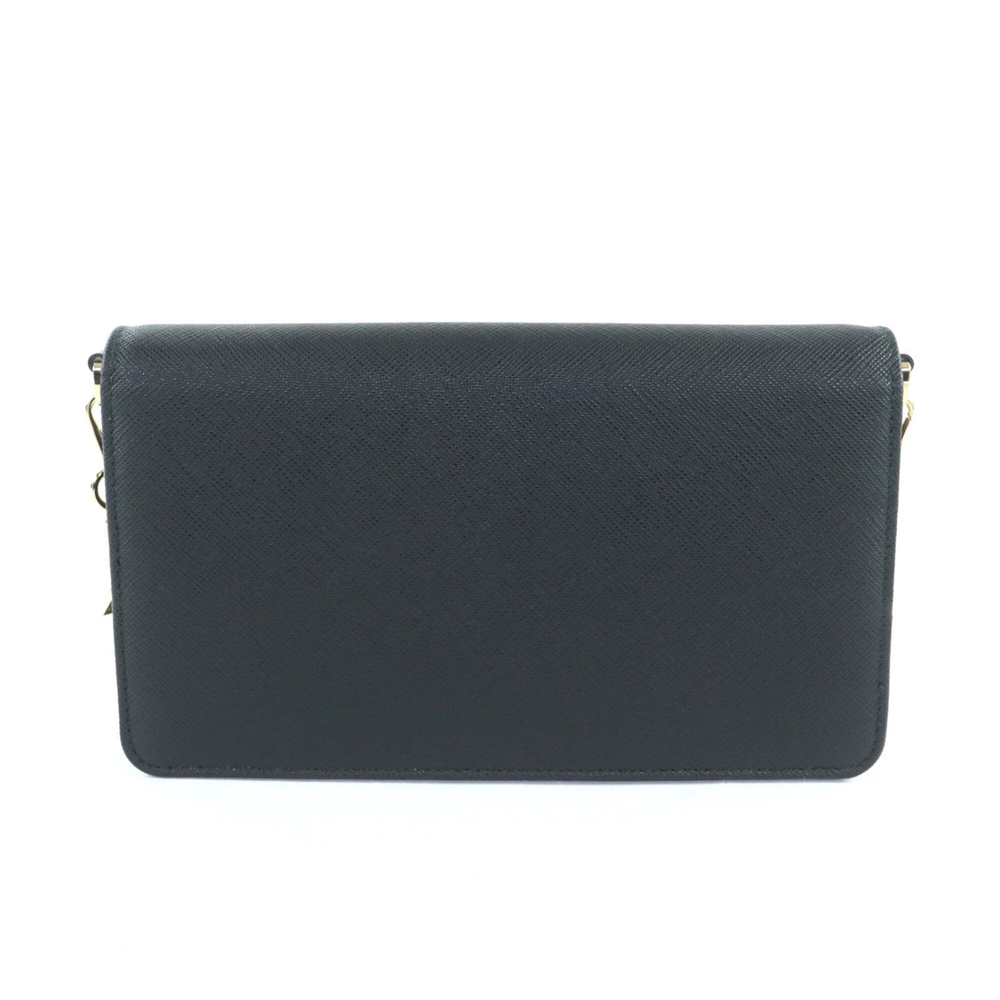 Prada Black Leather Shoulder Bag (Pre-Owned)