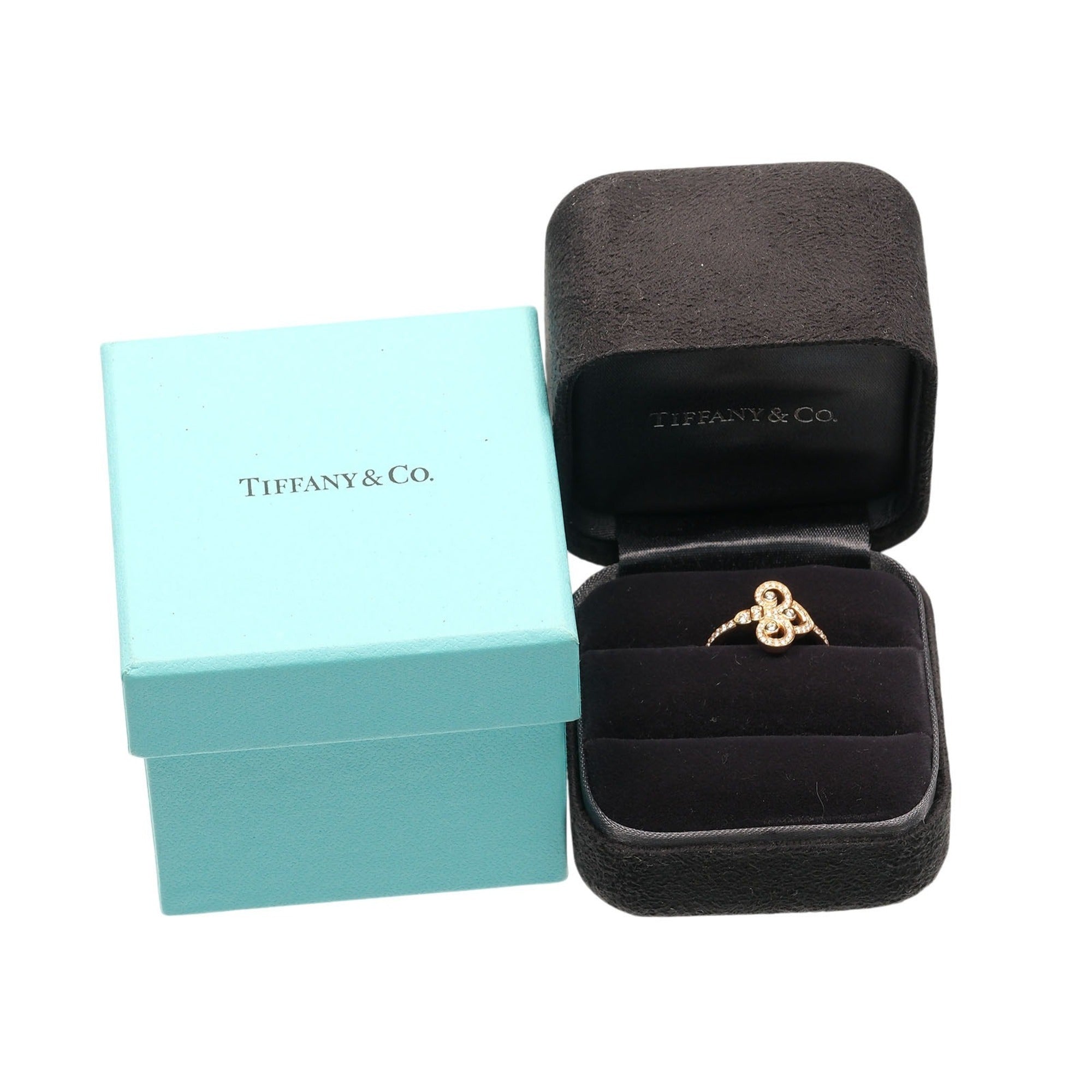 Tiffany Pink Gold (18K) Band Ring (Pre-Owned)