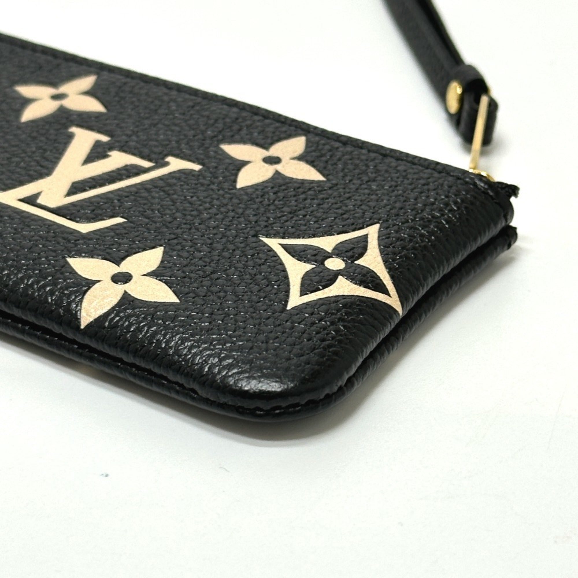 Louis Vuitton Monogram Empreinte Gold Black Monogram Empreinte Coin Purse/Coin Case (Pre-Owned)
