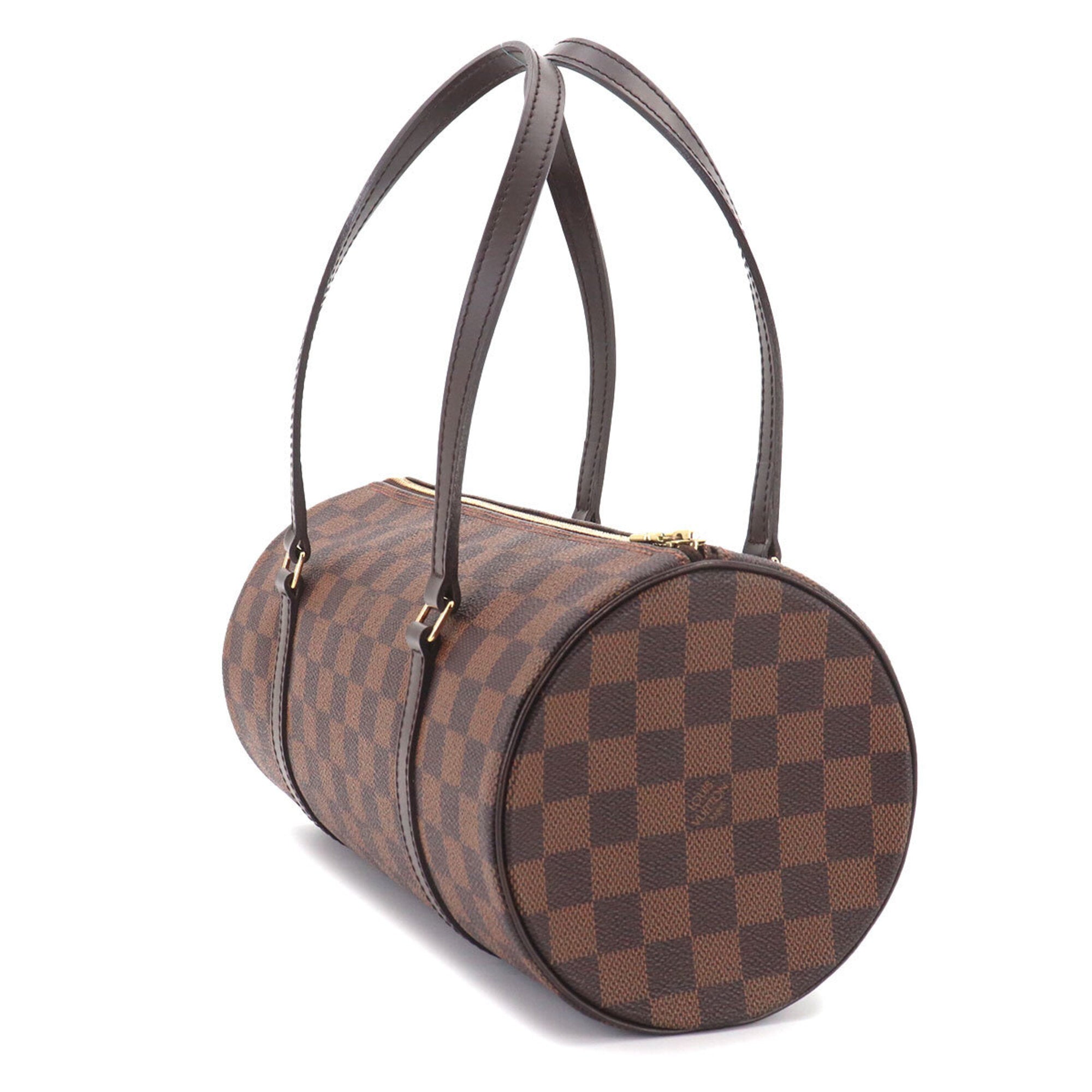 Louis Vuitton Brown Damier Canvas Ebene Damier Canvas Handbag Pouch (Pre-Owned)