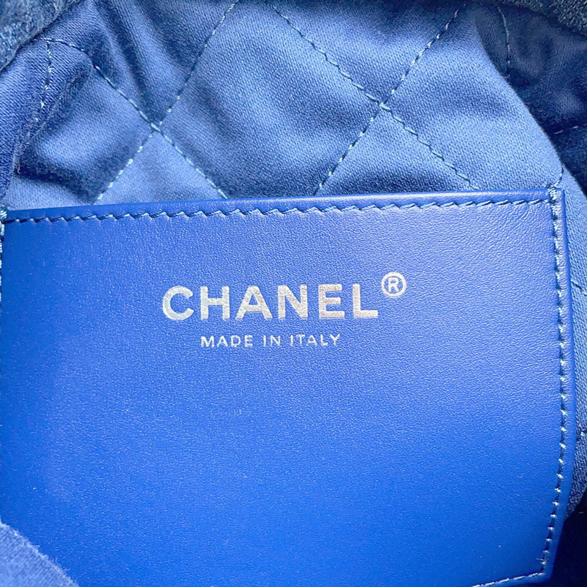 Chanel Blue Denim Handbag Shoulder Bag (Pre-Owned)