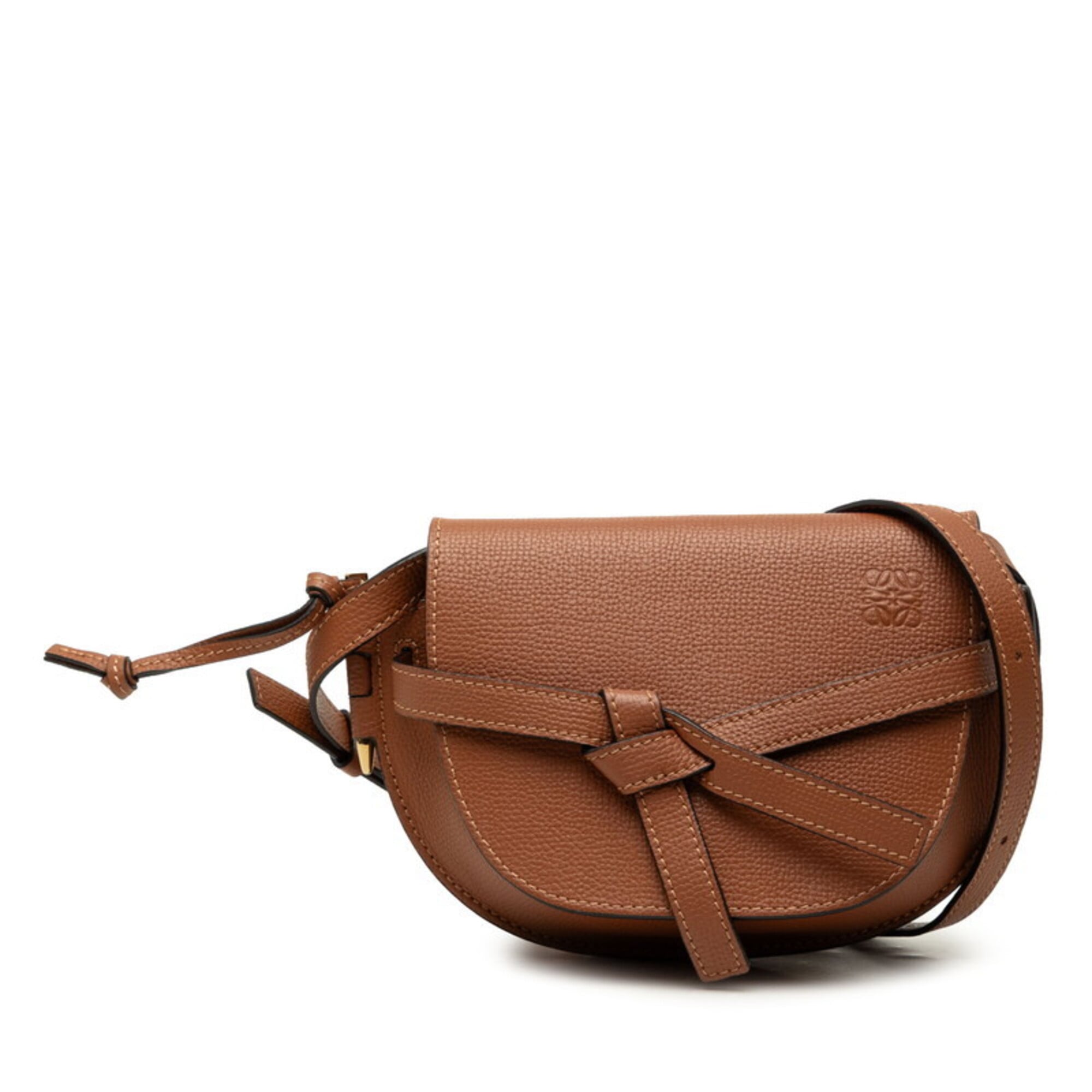 Loewe Brown Leather Shoulder Bag (Pre-Owned)