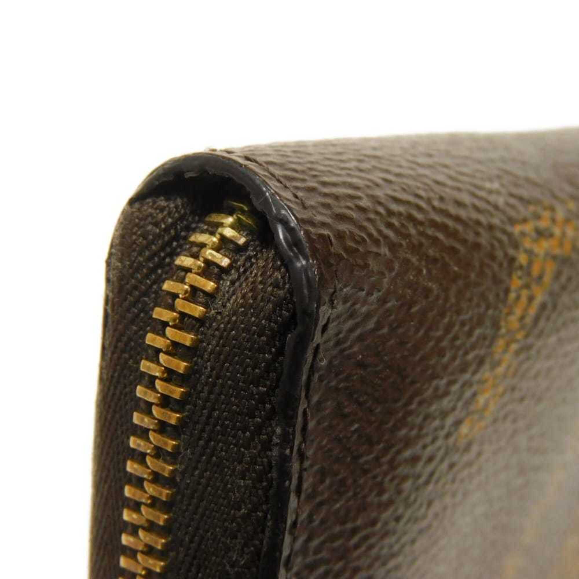 Louis Vuitton Monogram Brown Marron Noir Monogram Canvas Leather Coin Purse/Coin Case (Pre-Owned)
