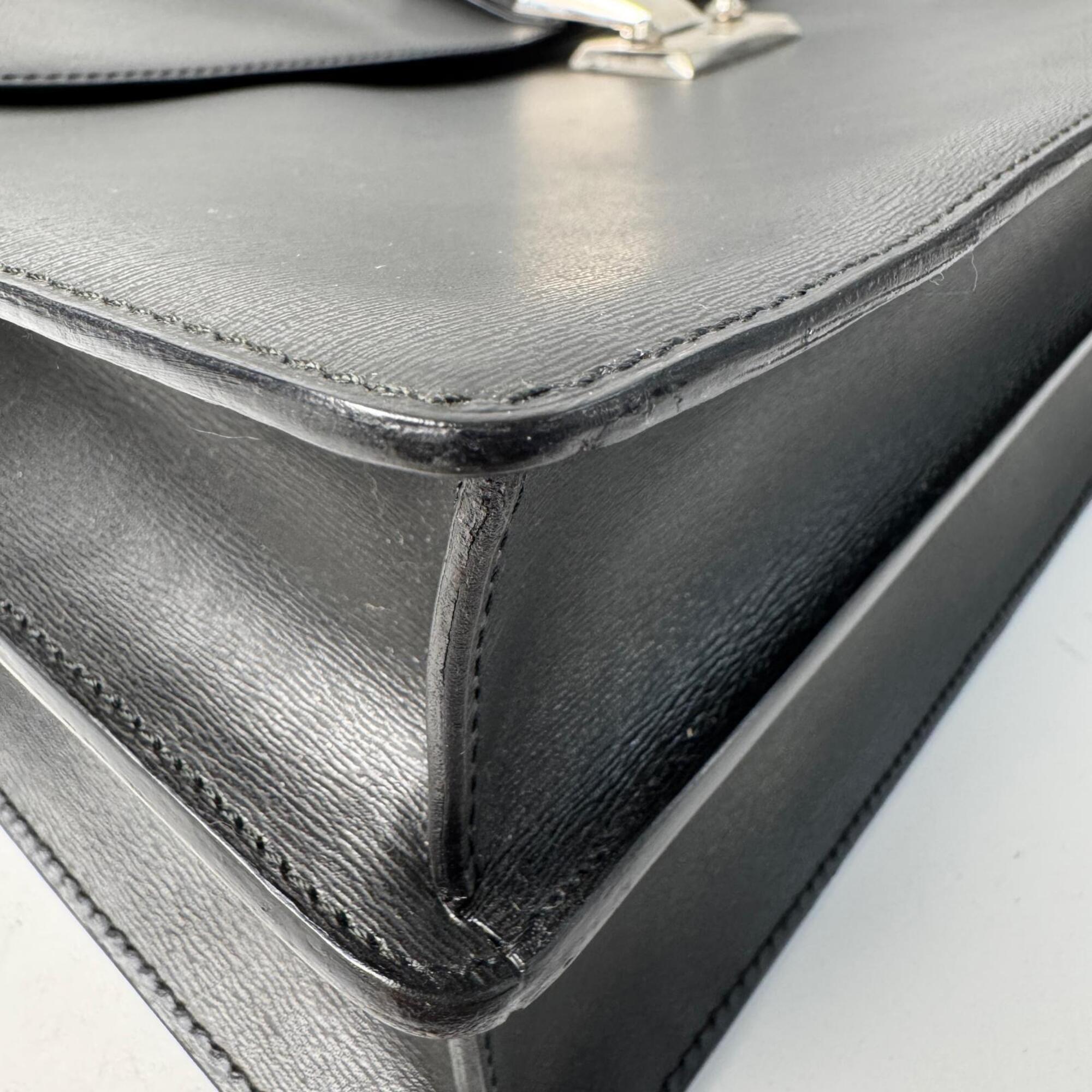 Cartier Black Leather Briefcase (Pre-Owned)