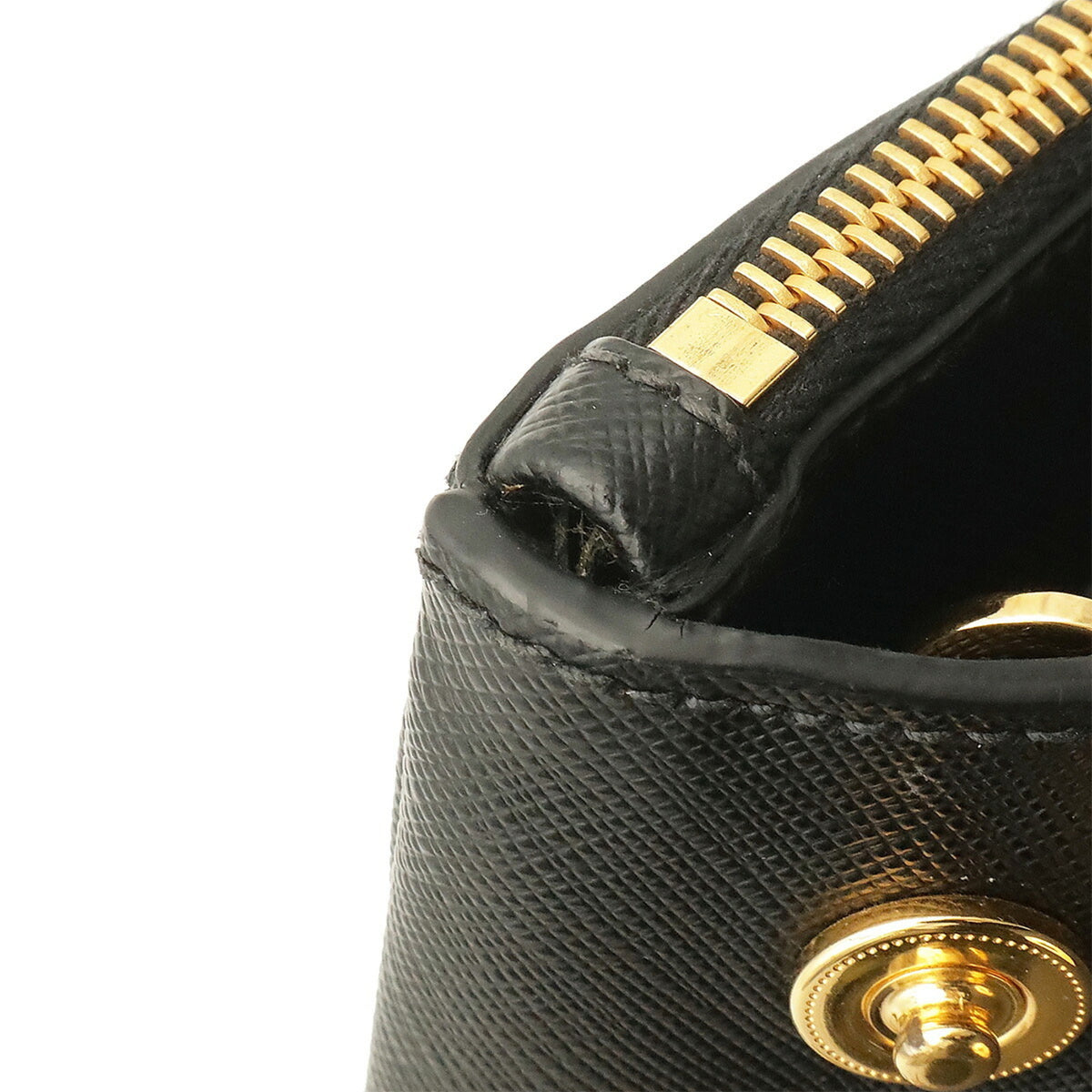 Prada Black Nero Leather Handbag Shoulder Bag (Pre-Owned)