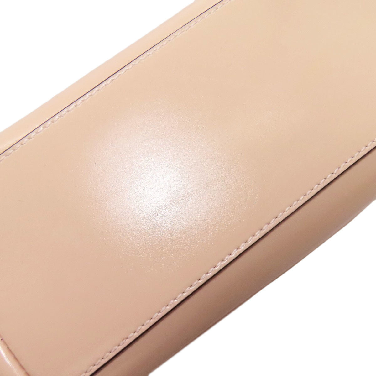 Versace Pink Leather Shoulder Bag (Pre-Owned)