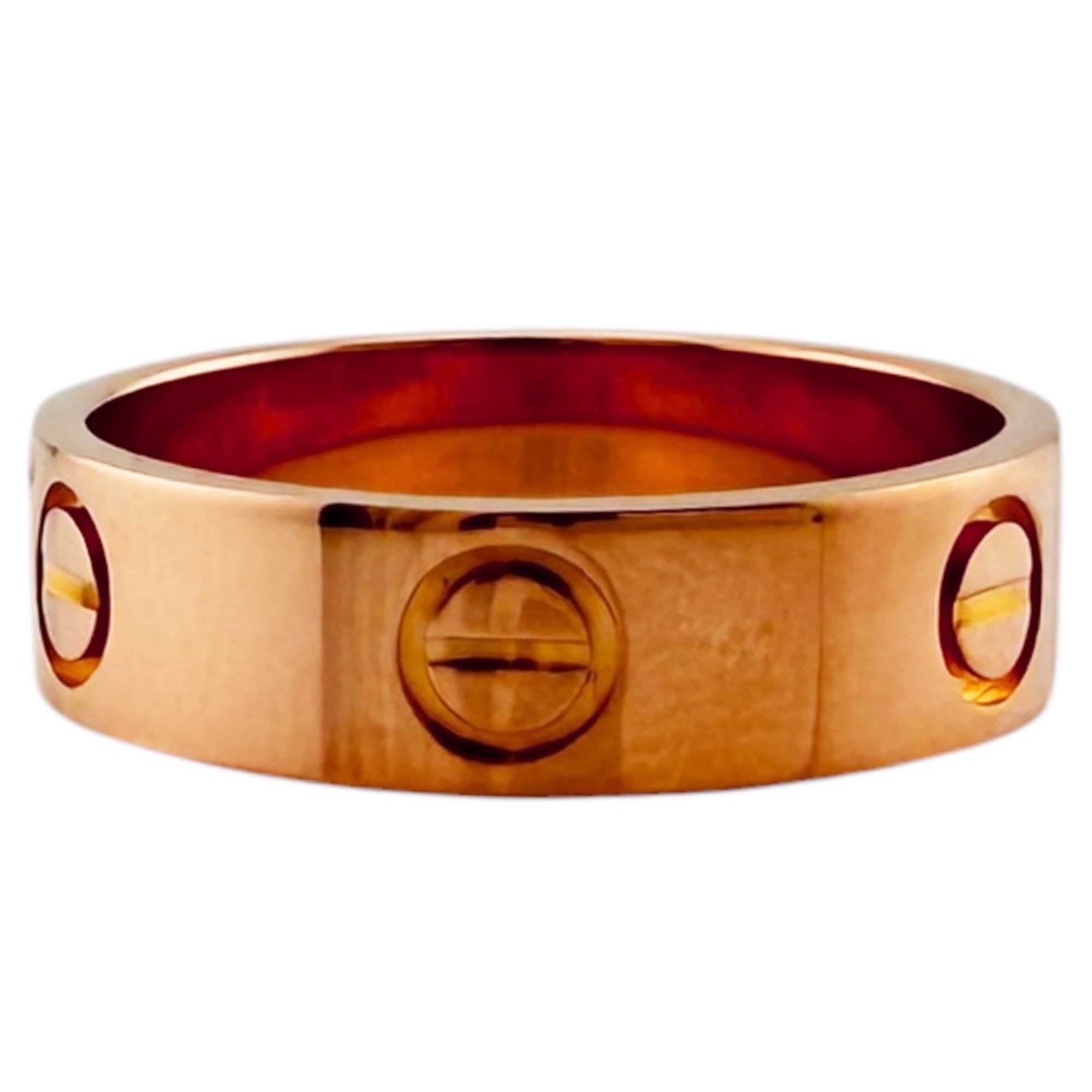 Cartier Pink Gold Pink Gold (18K) Band Ring (Pre-Owned)