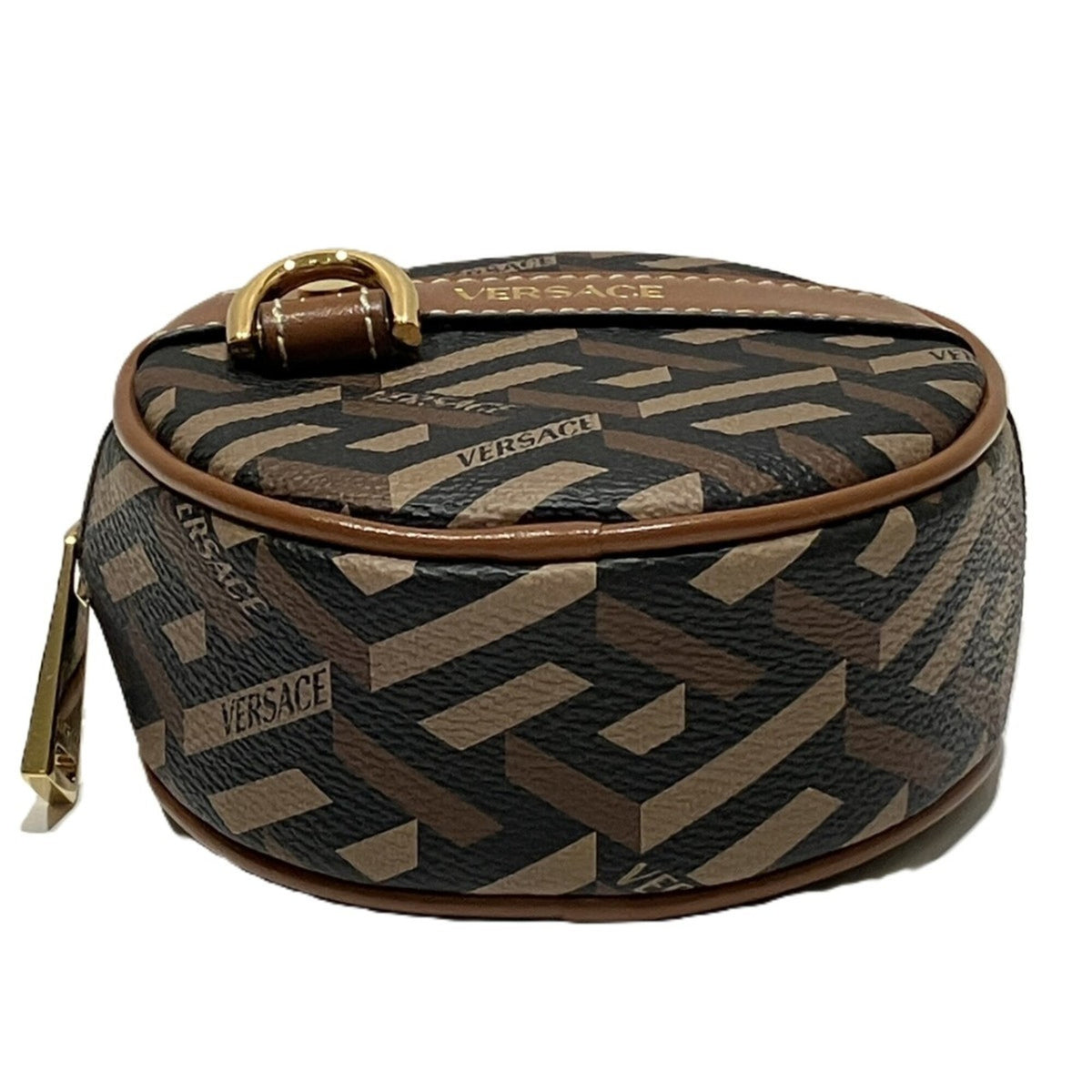 Versace Brown Pvc Fanny Pack (Pre-Owned)