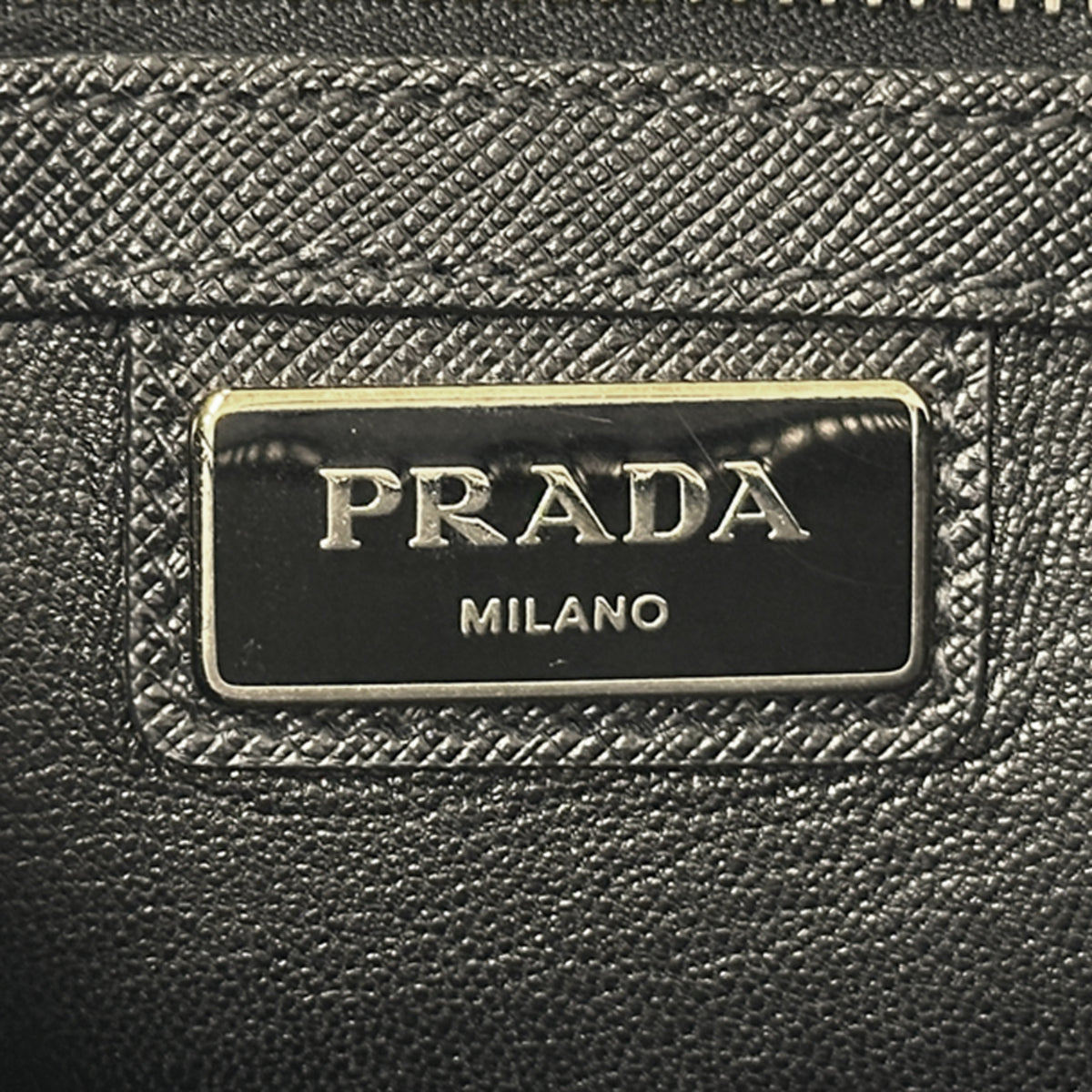 Prada Blue Saffiano Handbag Shoulder Bag (Pre-Owned)