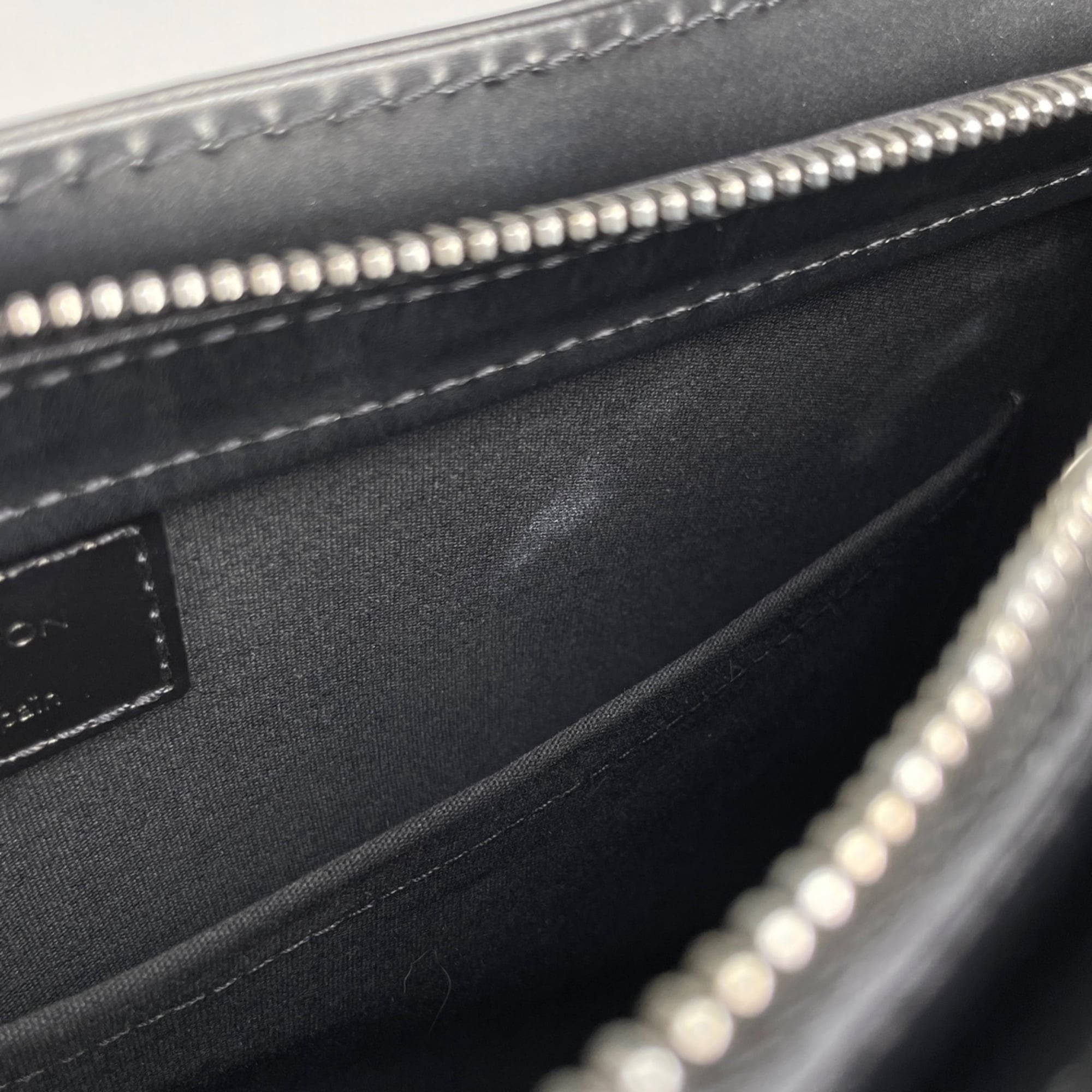Louis Vuitton Black Noir Monogram Mat Shoulder Bag (Pre-Owned)