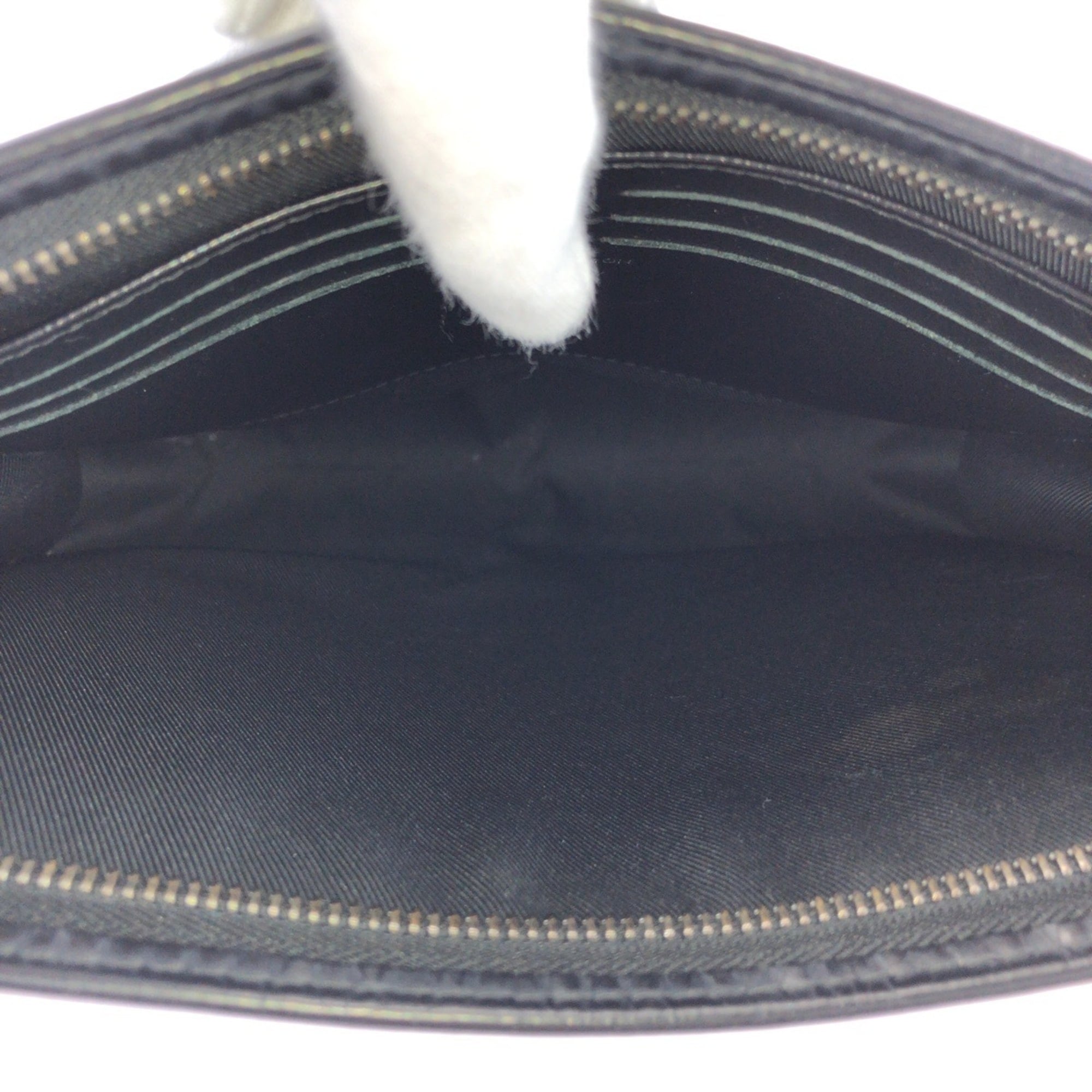 Louis Vuitton Black Monogram Eclipse Leather Clutch Bag Pochette (Pre-Owned)