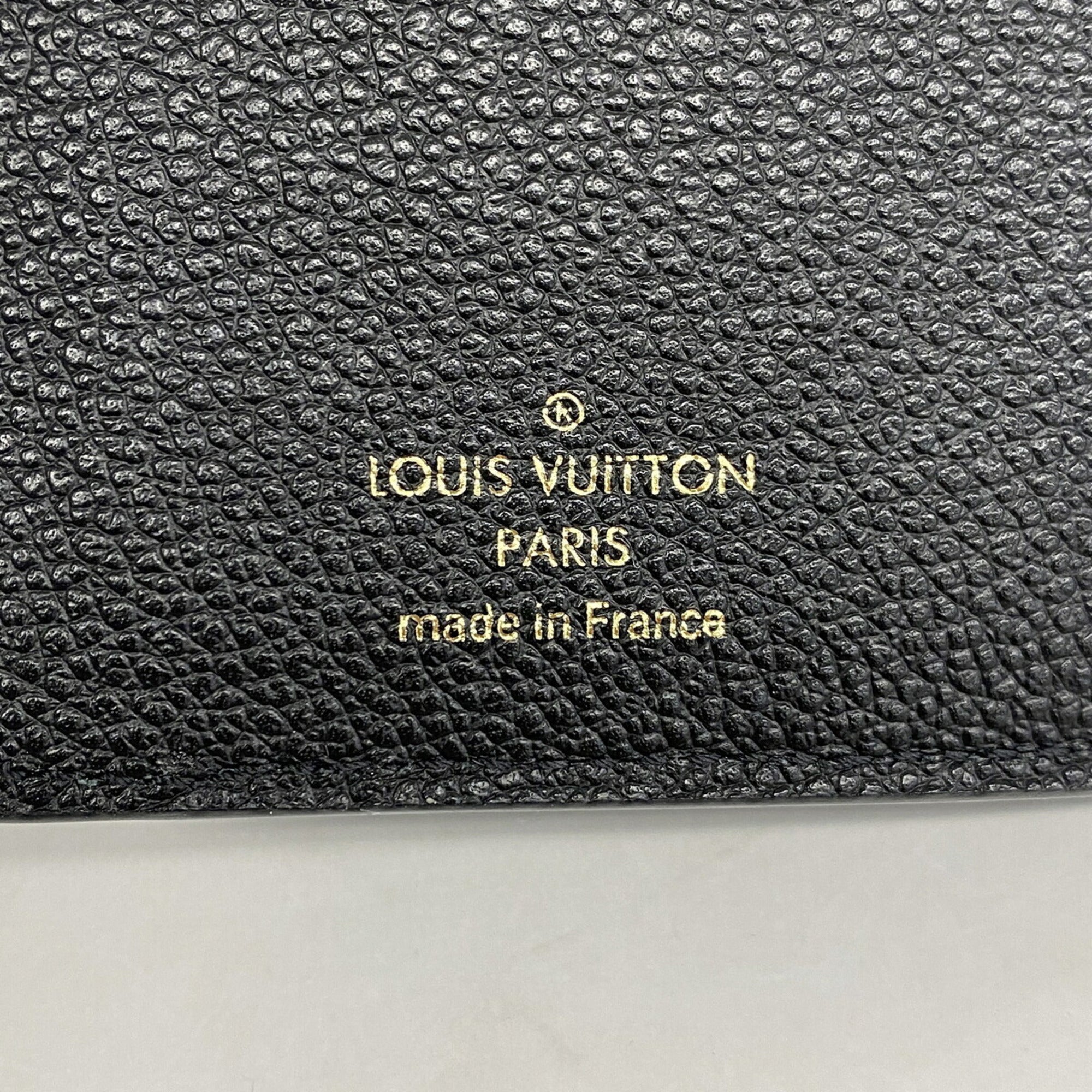 Louis Vuitton Noir Wallet (Tri-Fold) (Pre-Owned)