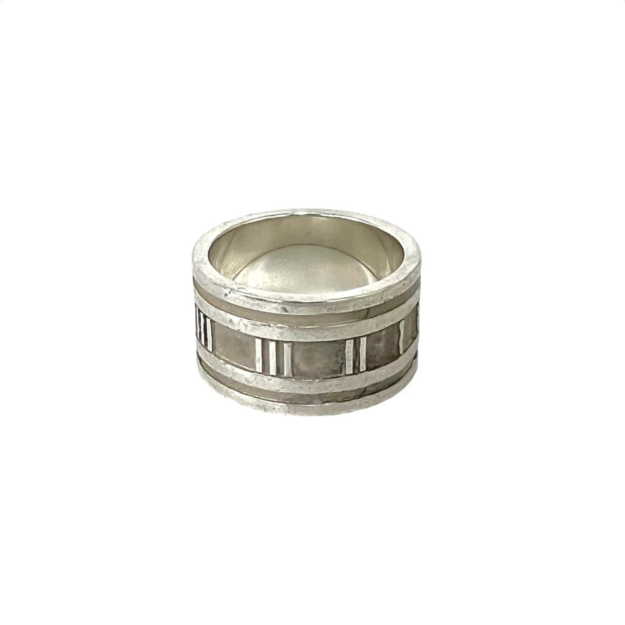 Tiffany Silver Silver 925 Band Ring (Pre-Owned)