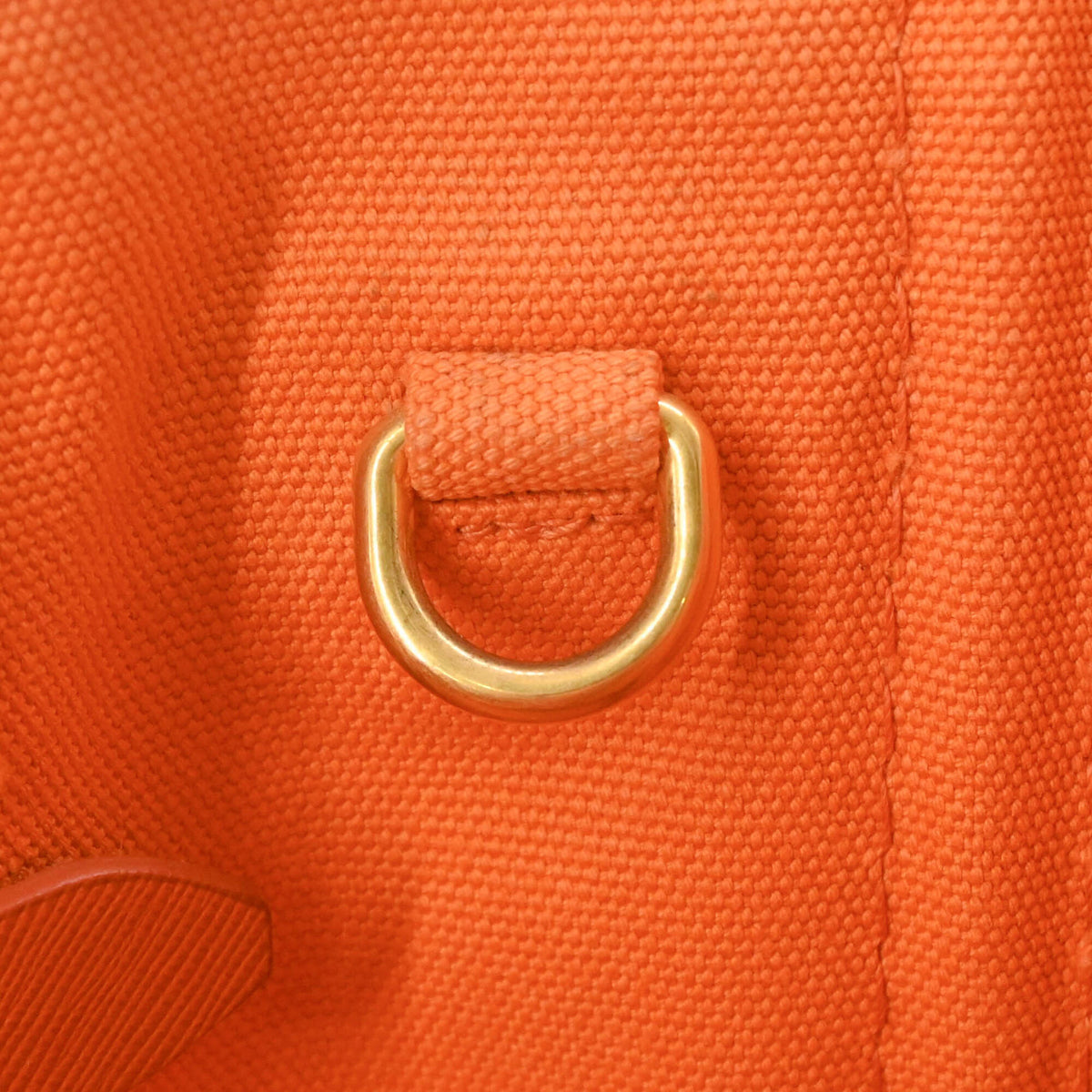 Prada Orange Canvas Handbag Shoulder Bag Tote Bag (Pre-Owned)