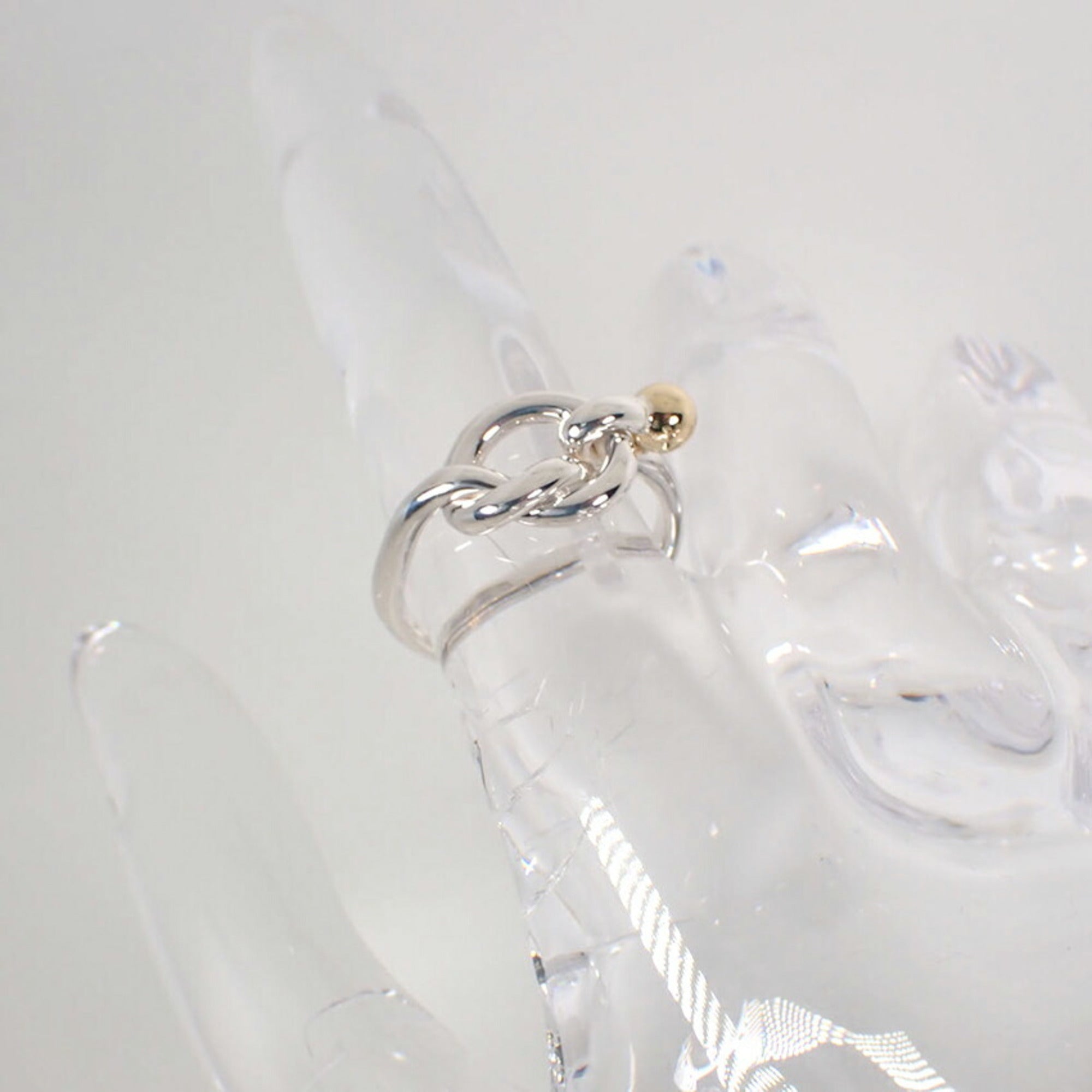 Tiffany Yellow Gold (18K) Sterling Silver 925 Band Ring (Pre-Owned)