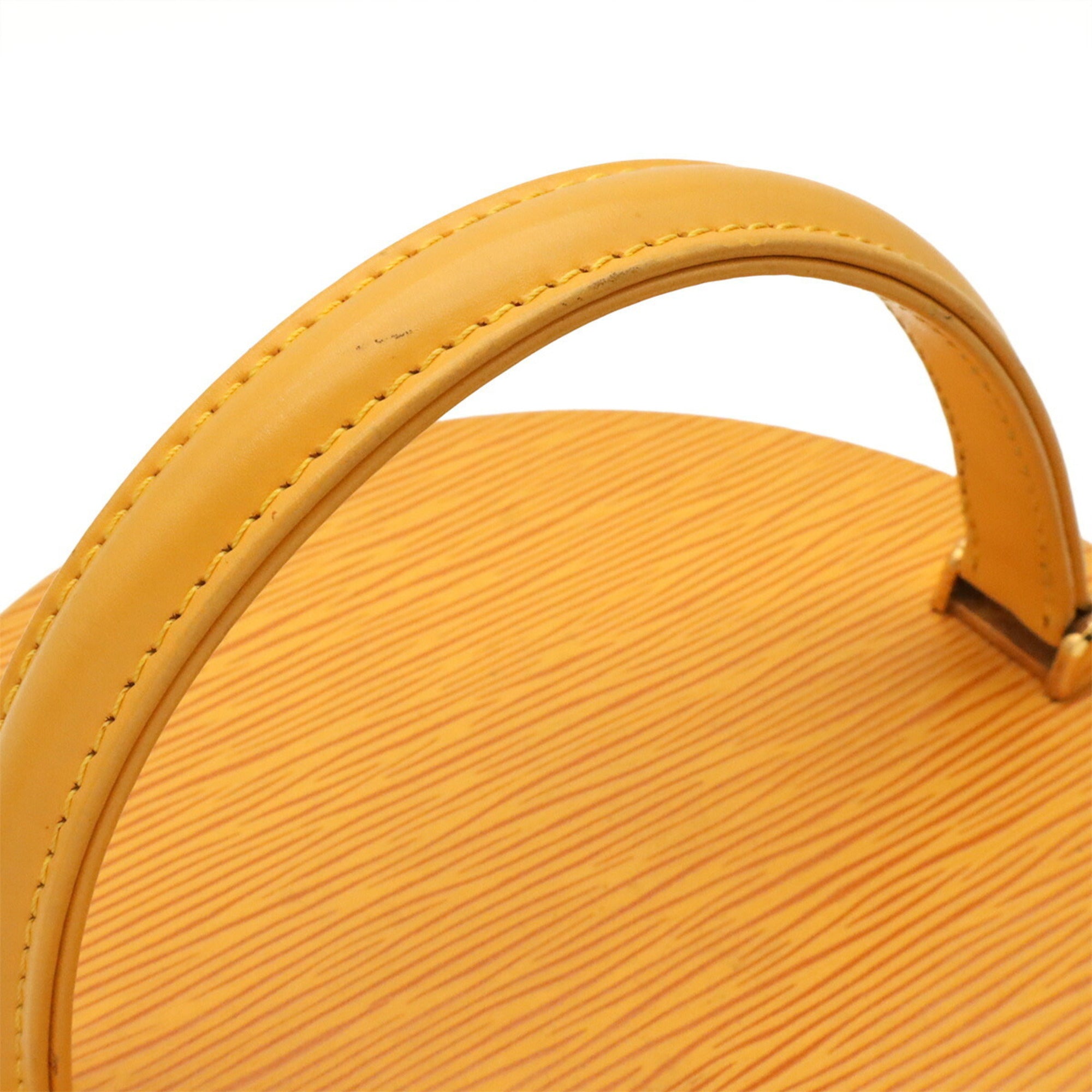 Louis Vuitton Yellow Epi Leather Handbag Vanity Bag (Pre-Owned)