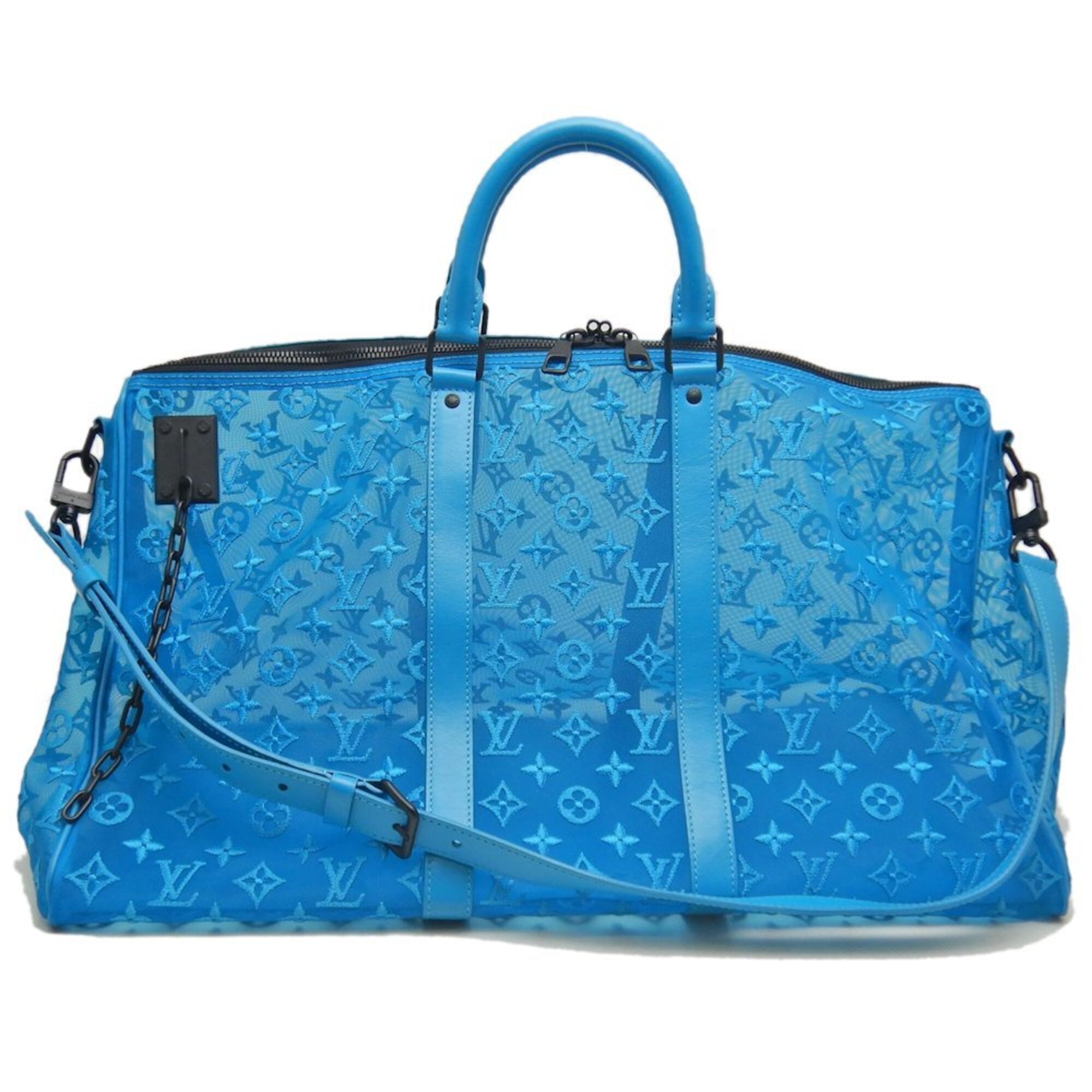 Louis Vuitton Turquoise Monogram Boston Bag (Pre-Owned)