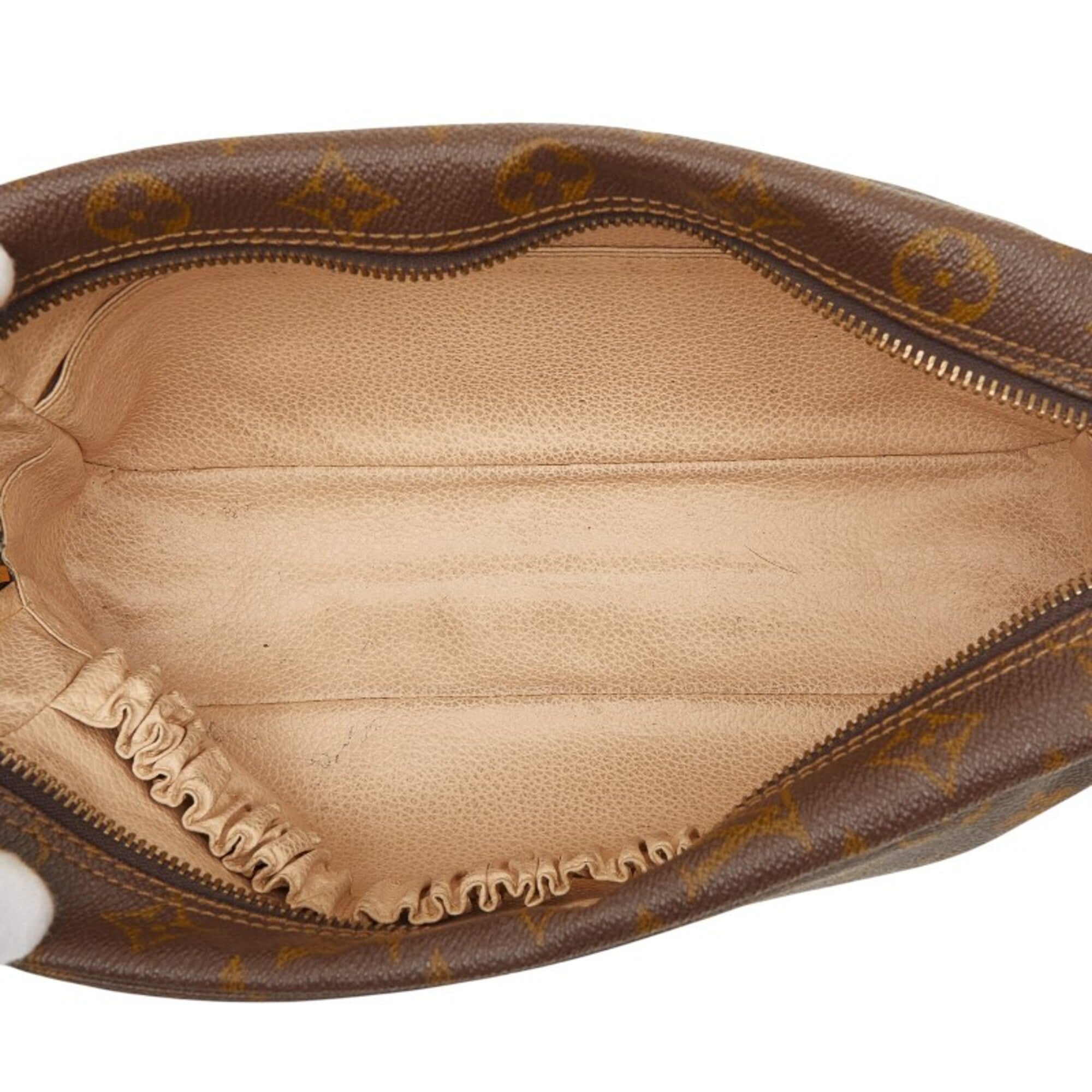 Louis Vuitton Brown Pvc Clutch Bag Handbag Pouch (Pre-Owned)