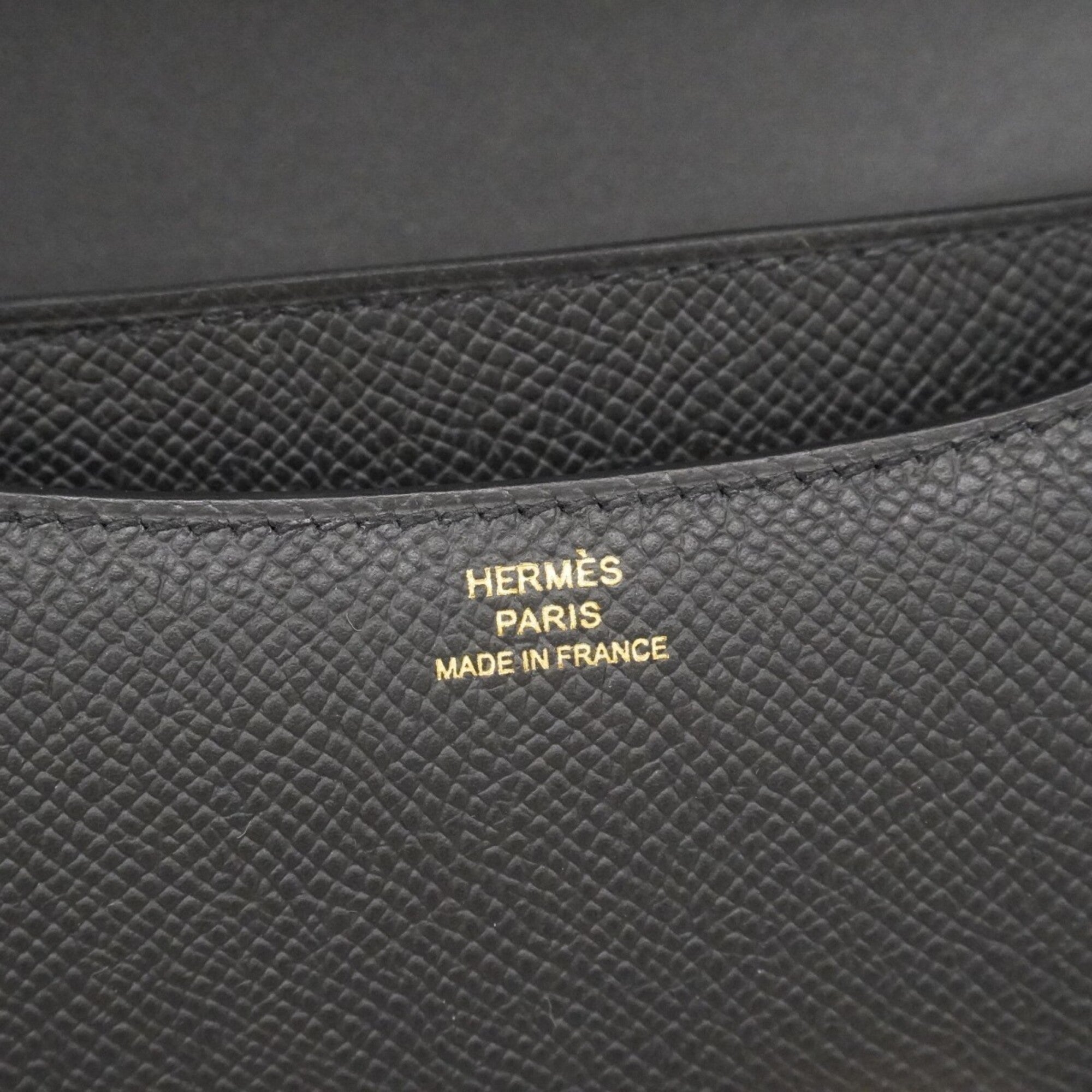 Hermes Black Epsom Leather Shoulder Bag (Pre-Owned)