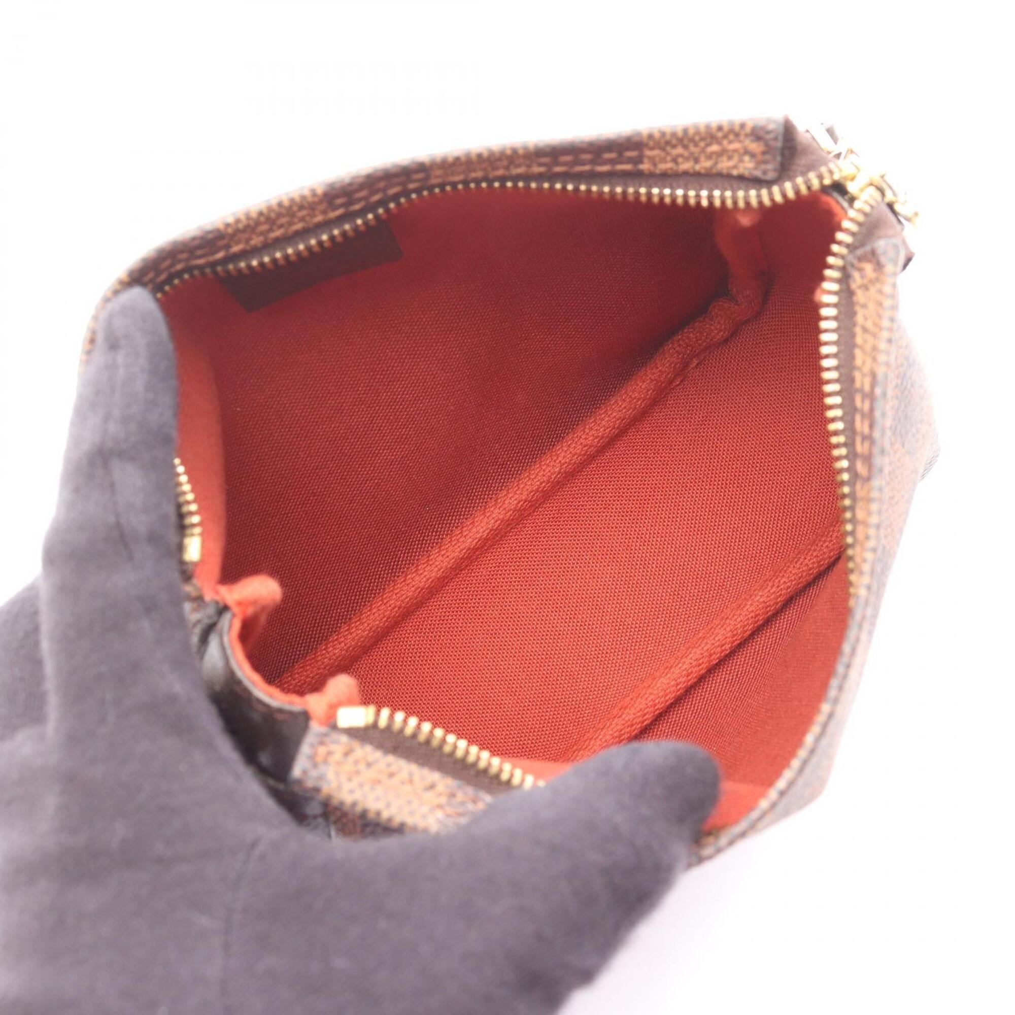 Louis Vuitton Brown Damier Canvas Coated Canvas Damier Canvas Leather Handbag (Pre-Owned)